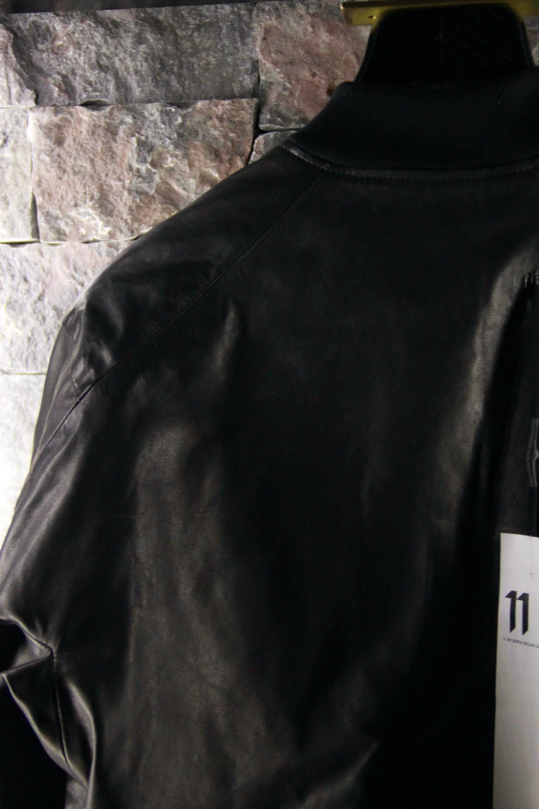 Boris Bidjan Saberi Boris Bidjan Saberi Black Leather Jacket Men l Size US L / EU 52-54 / 3 - 4 Thumbnail