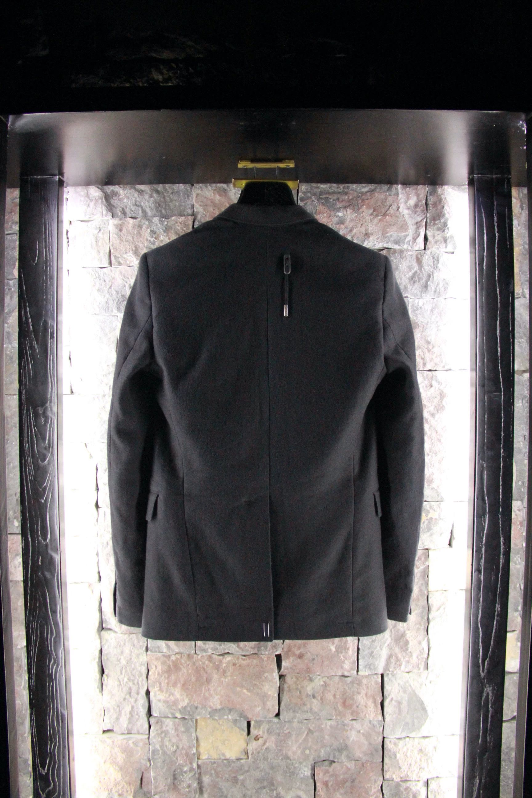 Boris Bidjan Saberi Boris Bidjan Saberi Black Blazer Men 48r Size 48R - 2 Thumbnail