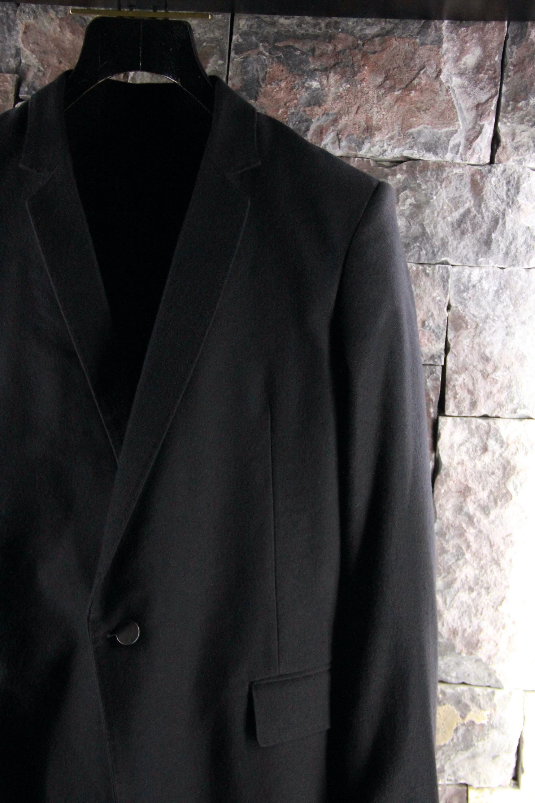 Boris Bidjan Saberi Boris Bidjan Saberi Black Blazer Men 48r Size 48R - 3 Thumbnail