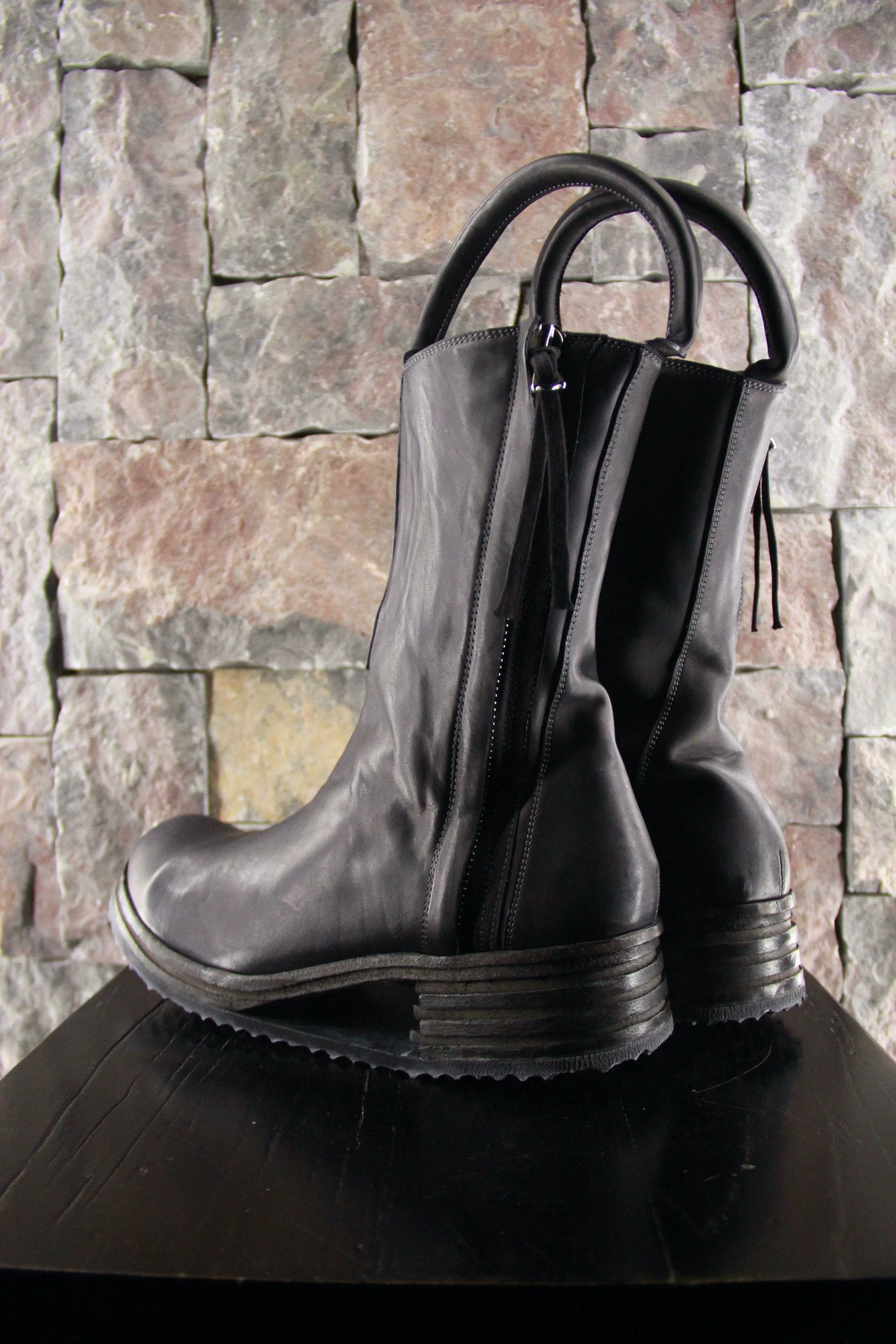 Boris Bidjan Saberi Boris Bidjan Saberi Black Boots Men 10 Size US 10 / EU 43 - 5 Thumbnail