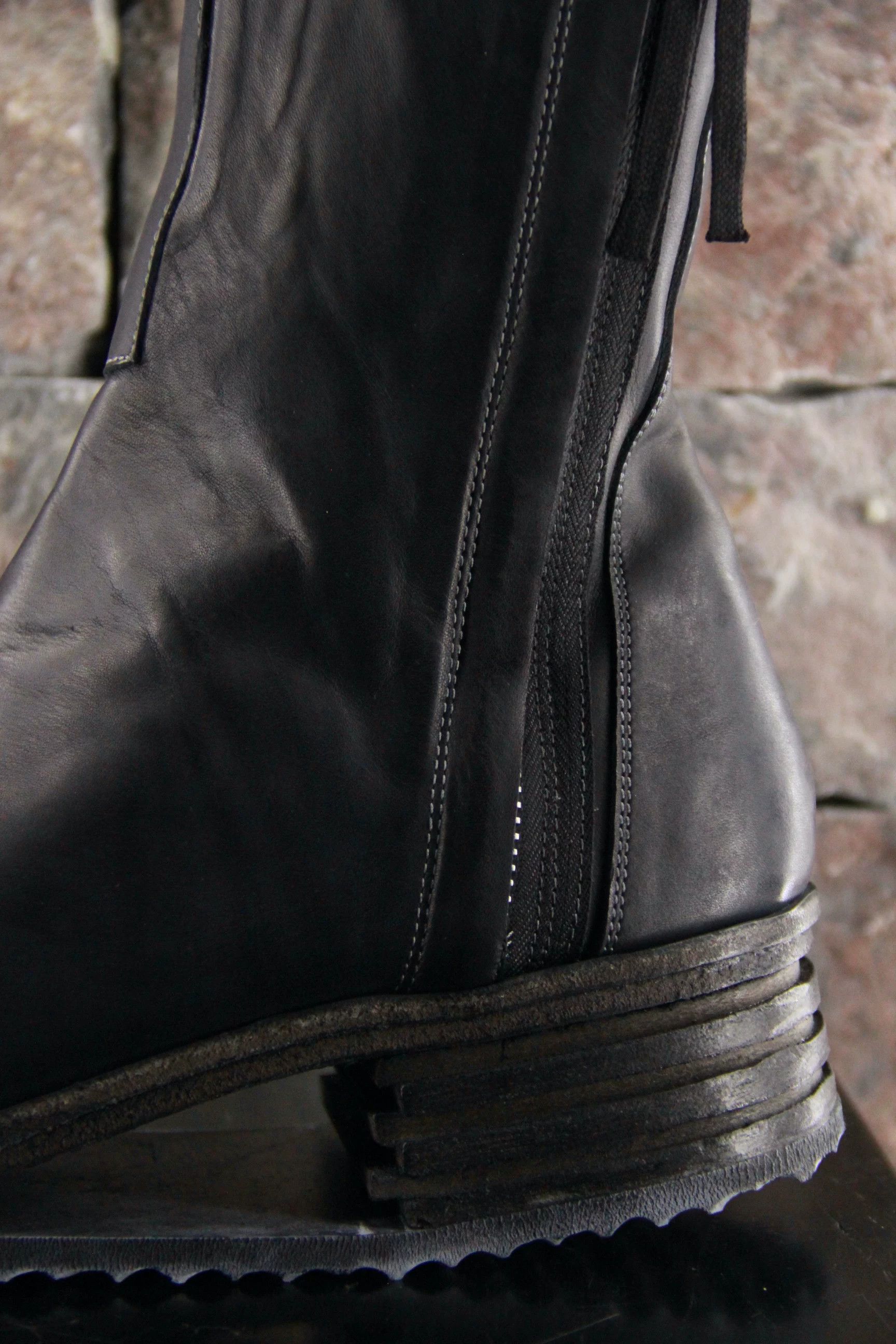 Boris Bidjan Saberi Boris Bidjan Saberi Black Boots Men 10 Size US 10 / EU 43 - 3 Thumbnail