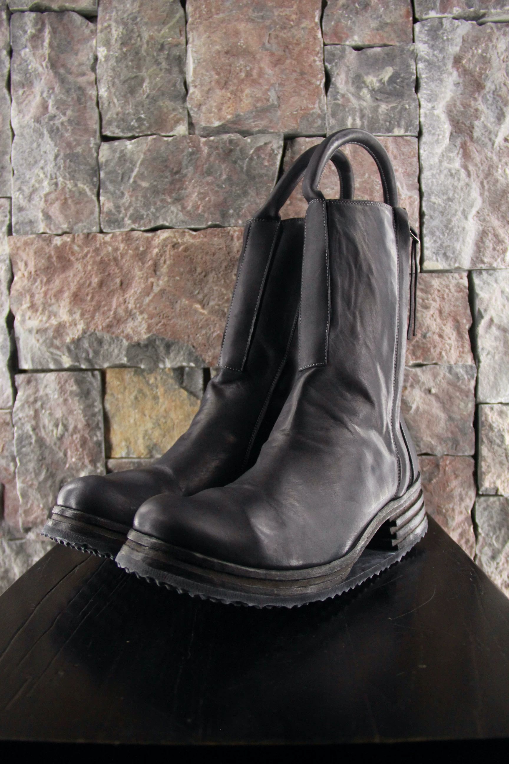 Boris Bidjan Saberi Boris Bidjan Saberi Black Boots Men 10 Size US 10 / EU 43 - 4 Thumbnail
