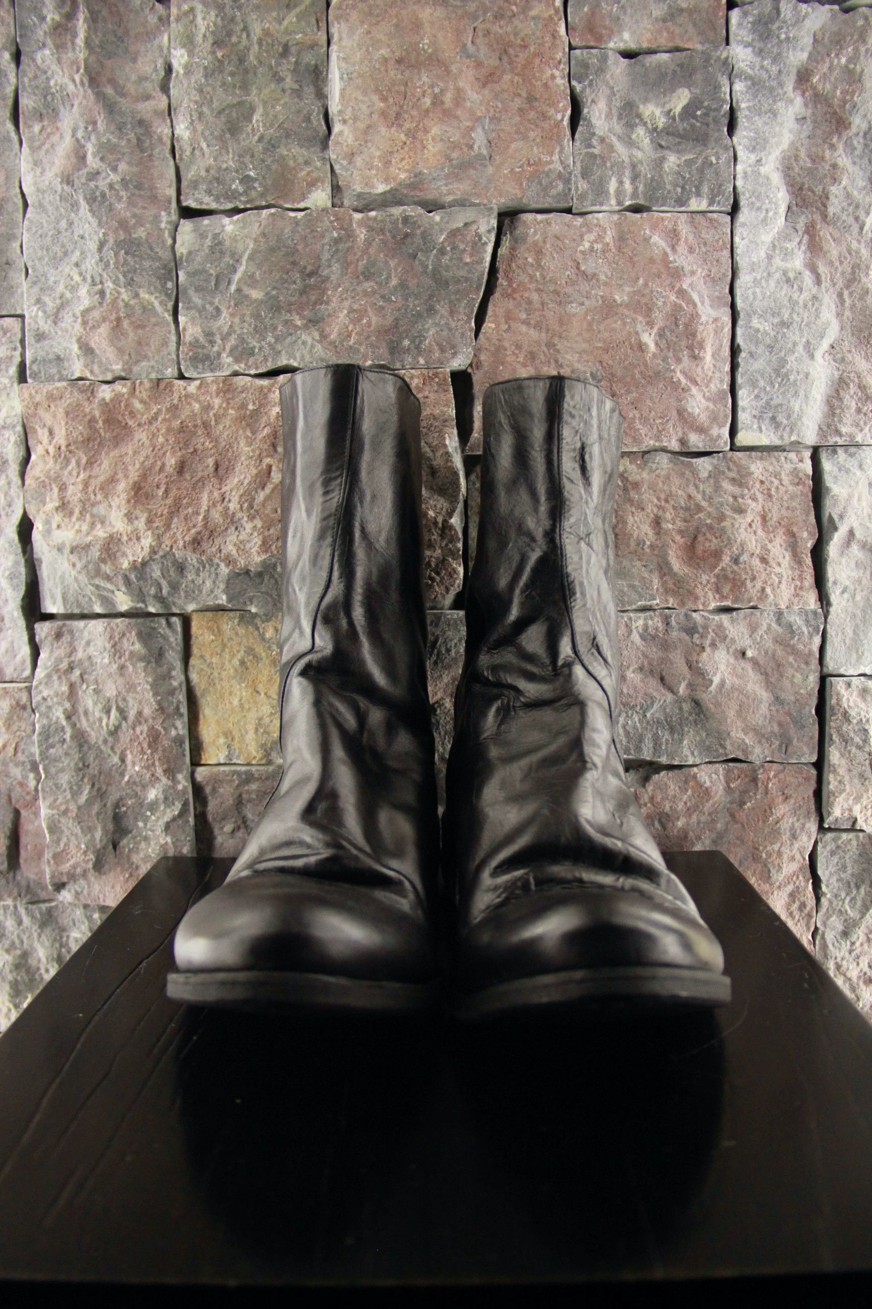 A1923 A1923 Black Boots Men 11 Size US 11 / EU 44 - 3 Thumbnail