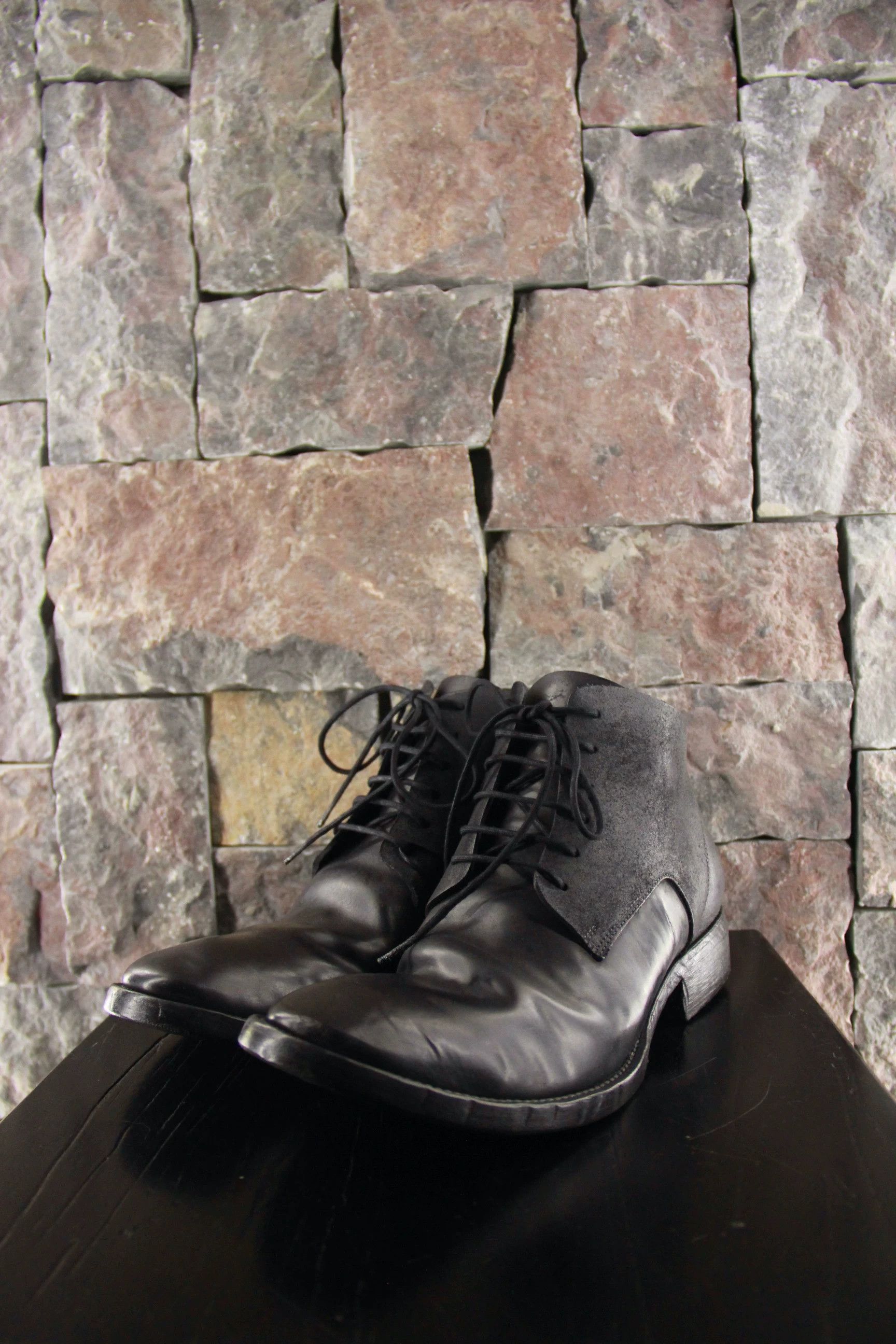 Boris Bidjan Saberi Boris Bidjan Saberi Black Boots Men 10 Size US 10 / EU 43 - 4 Thumbnail