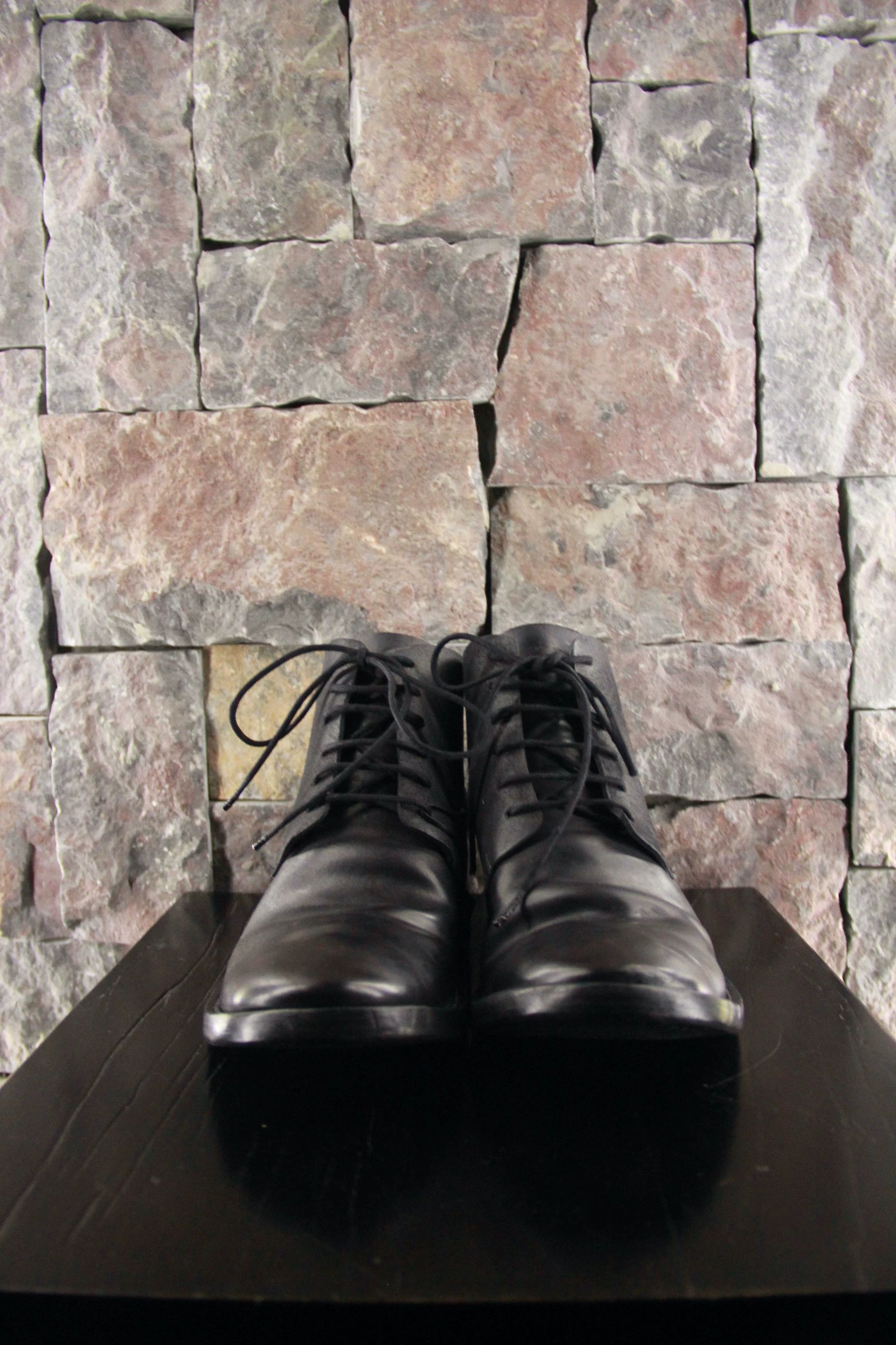 Boris Bidjan Saberi Boris Bidjan Saberi Black Boots Men 10 Size US 10 / EU 43 - 3 Thumbnail