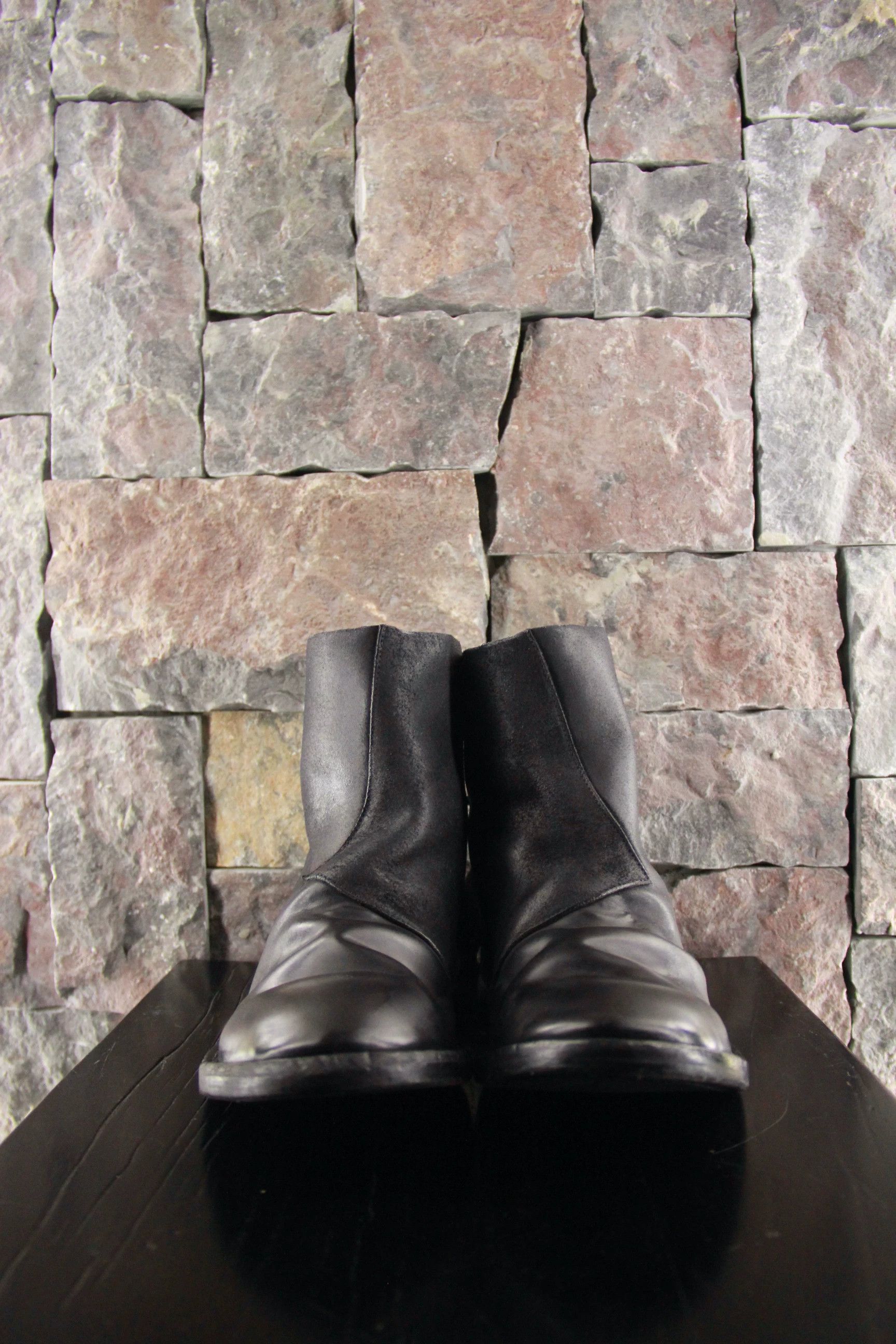 Boris Bidjan Saberi Boris Bidjan Saberi Black Boots Men 10 Size US 10 / EU 43 - 3 Thumbnail