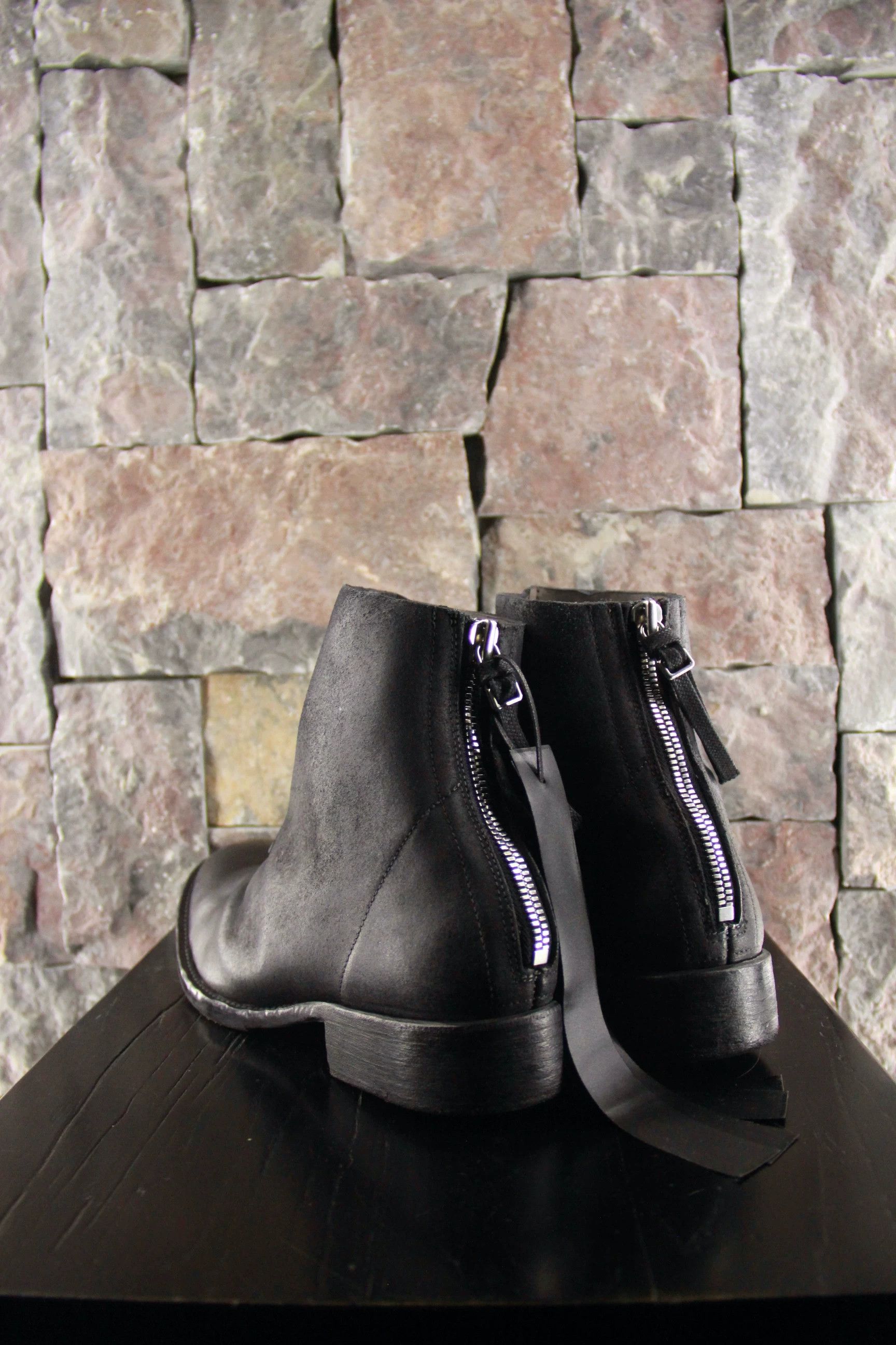 Boris Bidjan Saberi Boris Bidjan Saberi Black Boots Men 10 Size US 10 / EU 43 - 5 Thumbnail