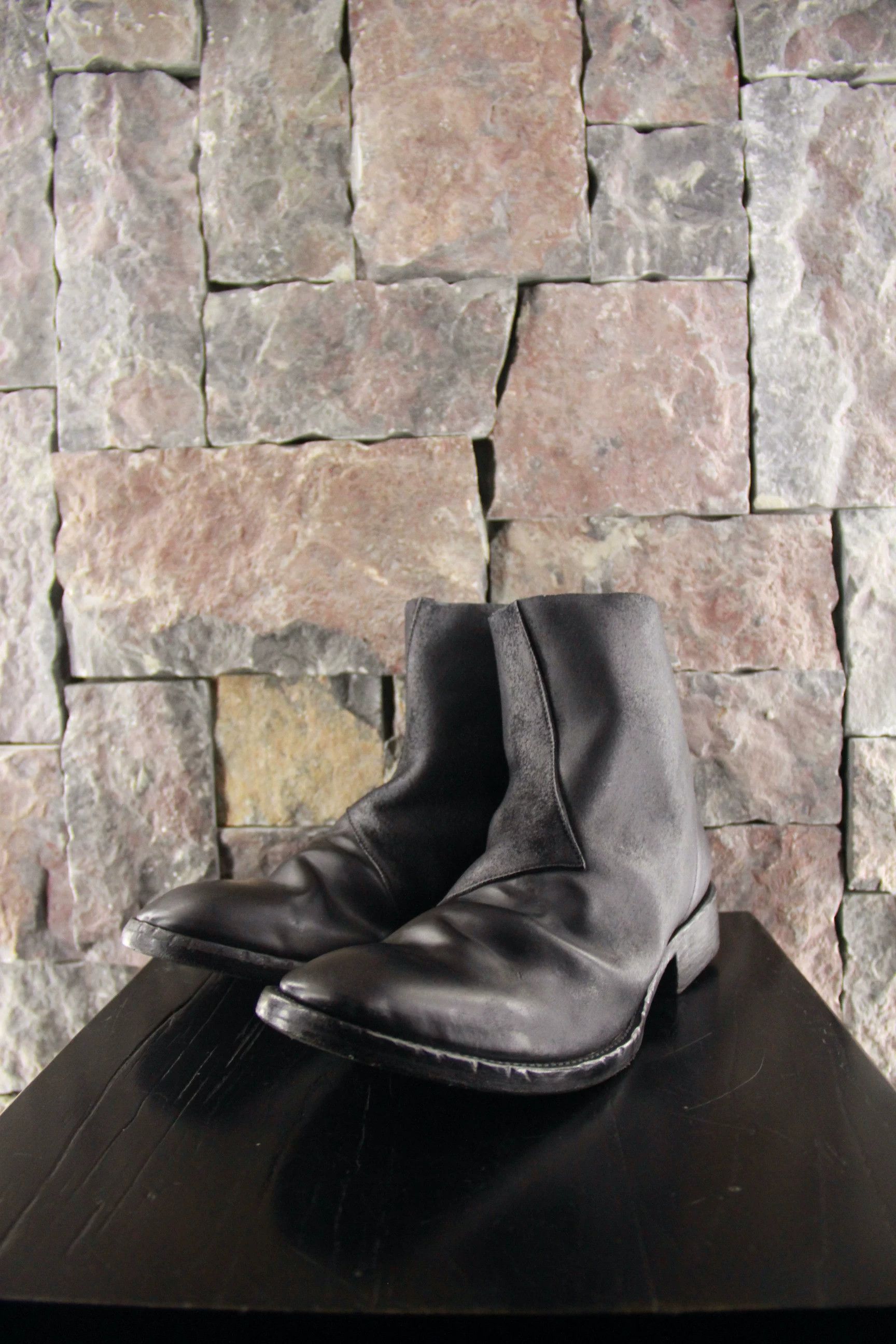 Boris Bidjan Saberi Boris Bidjan Saberi Black Boots Men 10 Size US 10 / EU 43 - 4 Thumbnail