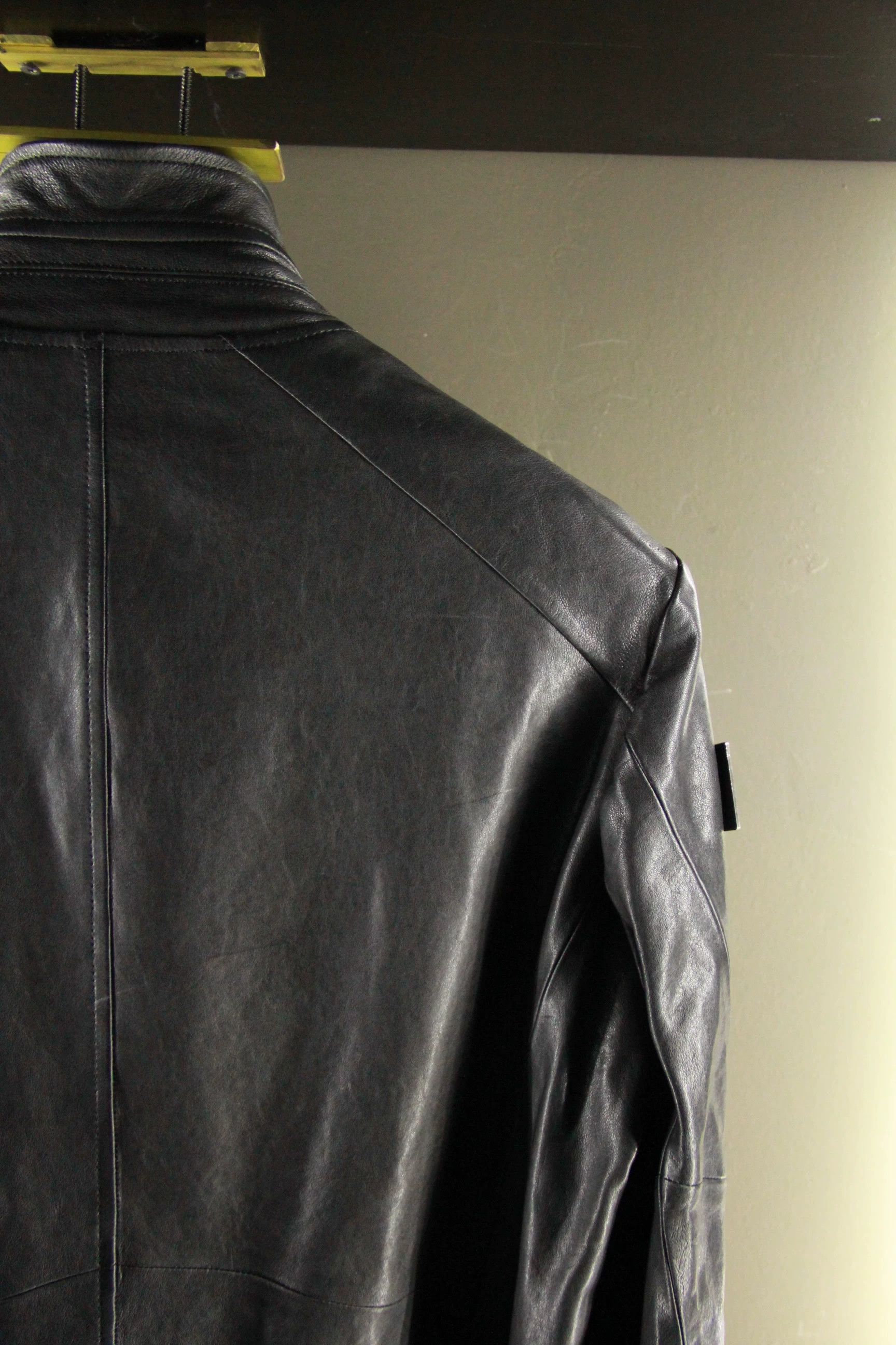 Julius Julius Gold Leather Jacket Men m Size US M / EU 48-50 / 2 - 5 Thumbnail