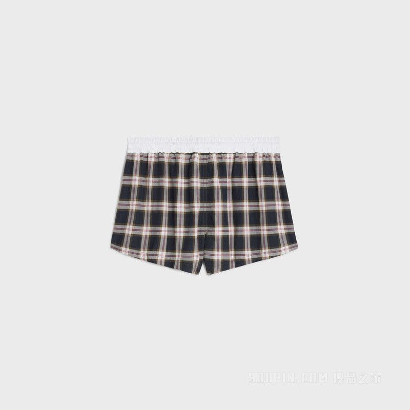 Celine mini shorts in checked panama Size 30" / US 8 / IT 44 - 2 Thumbnail