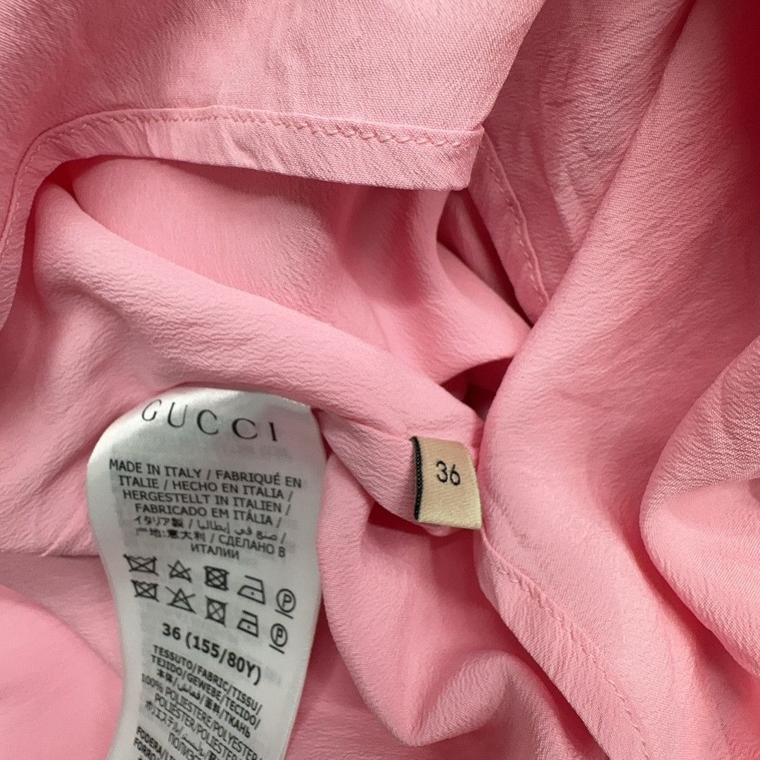 Gucci Gucci Pink Textured Mini Dress Size 36 Size XS / US 0-2 / IT 36-38 - 4 Thumbnail