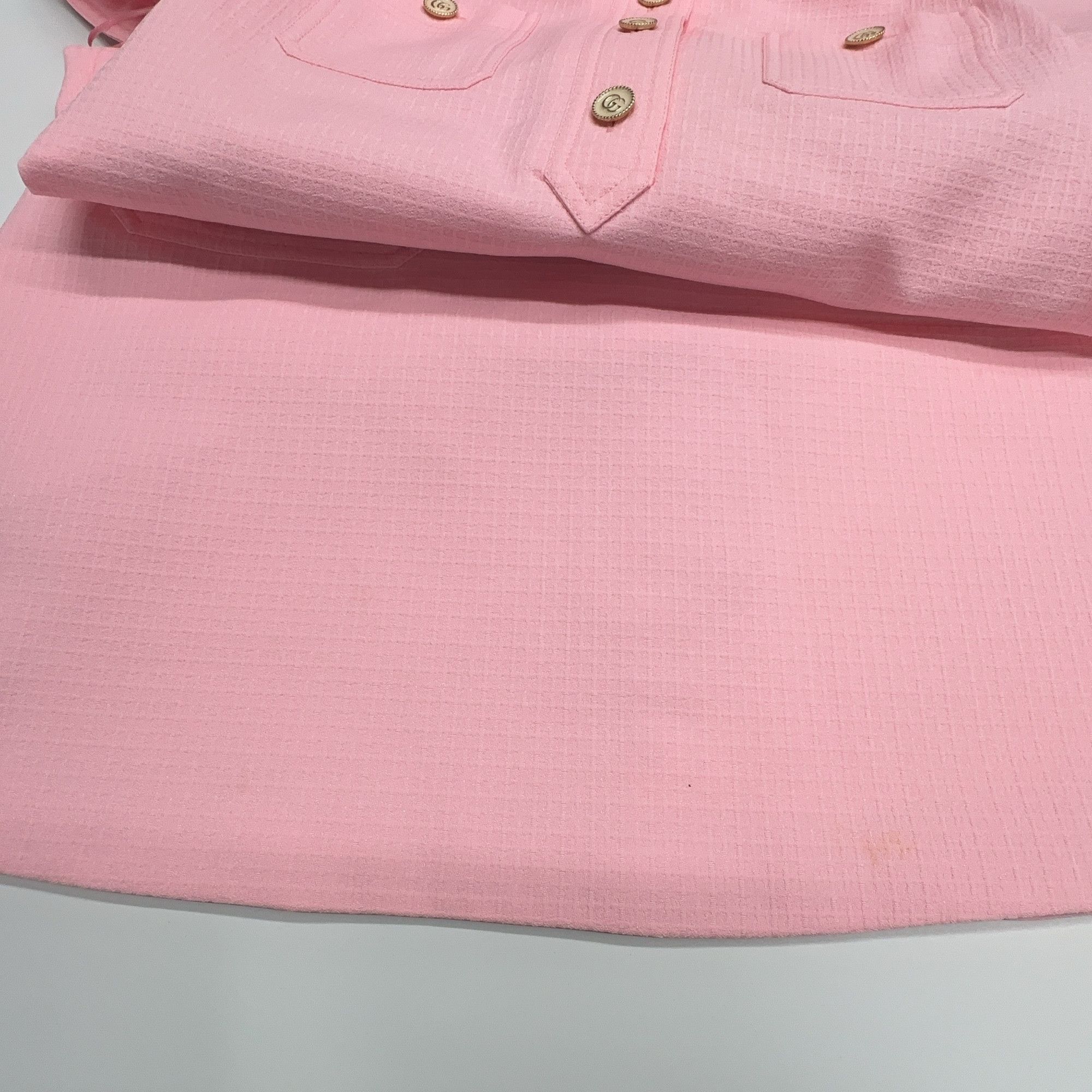 Gucci Gucci Pink Textured Mini Dress Size 36 Size XS / US 0-2 / IT 36-38 - 8 Thumbnail