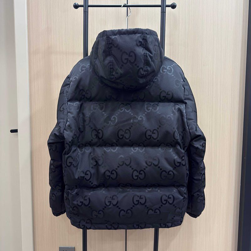Gucci Gucci GG Logo Hooded Down Jacket Size M Size US M / EU 48-50 / 2 - 2 Thumbnail