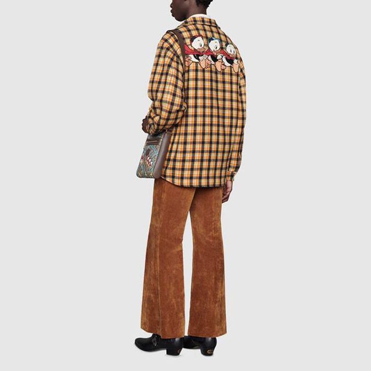 Gucci Disney x Gucci Plaid Wool Shirt Size M Size US M / EU 48-50 / 2 - 6 Thumbnail