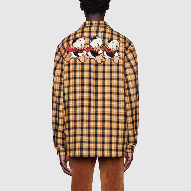 Gucci Disney x Gucci Plaid Wool Shirt Size M Size US M / EU 48-50 / 2 - 9 Thumbnail