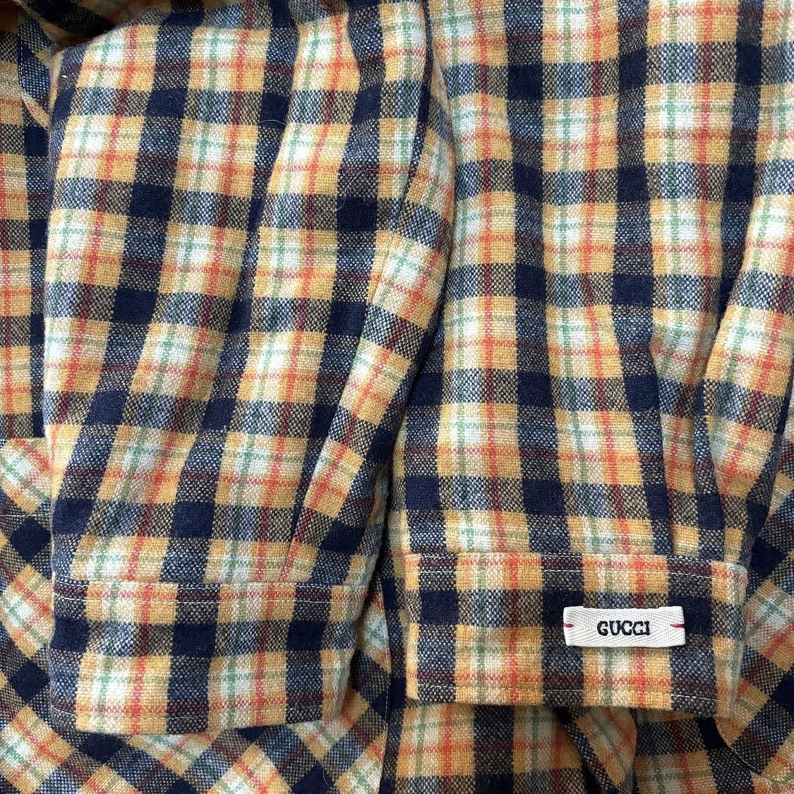 Gucci Disney x Gucci Plaid Wool Shirt Size M Size US M / EU 48-50 / 2 - 5 Thumbnail