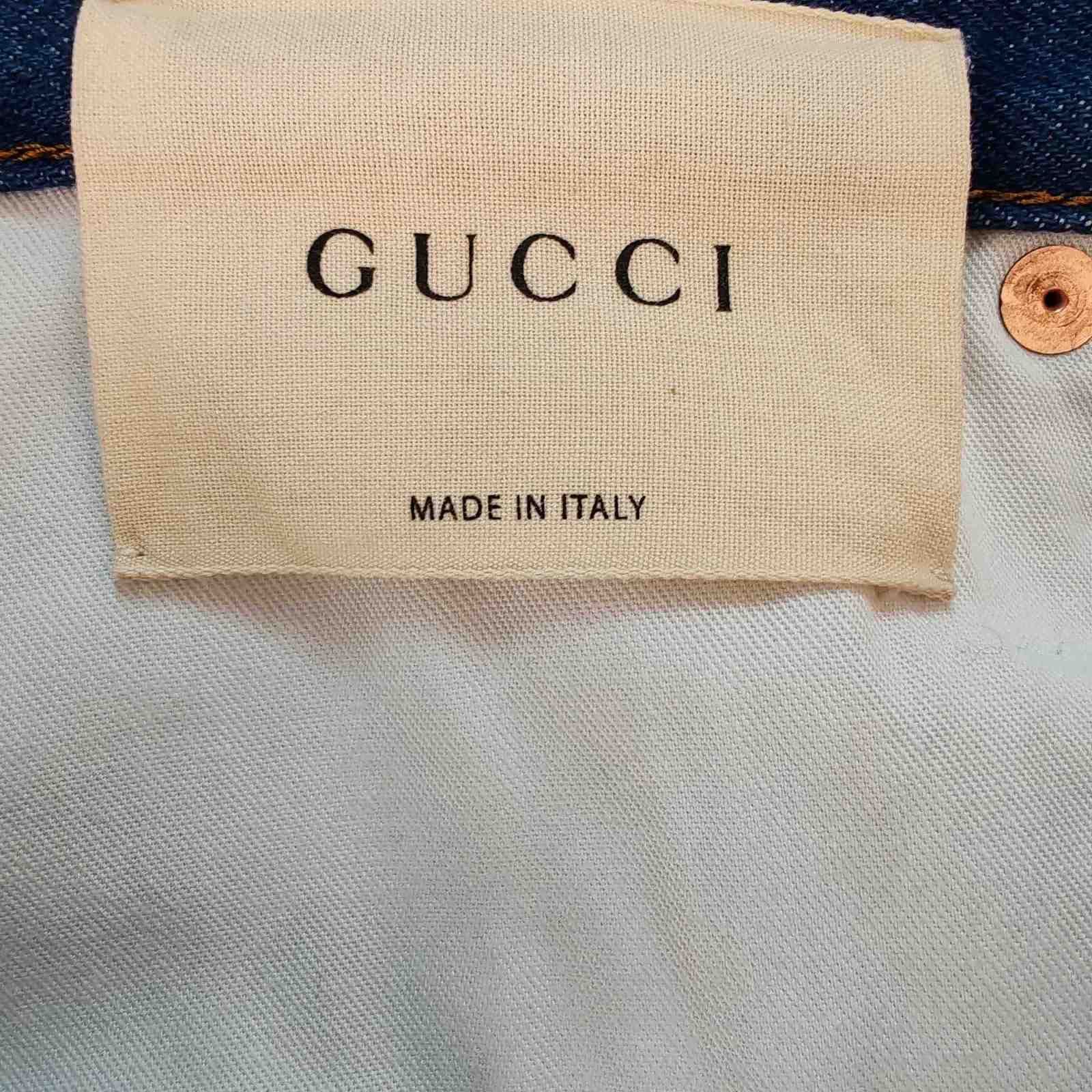 Gucci Gucci Tiger Floral Embroidered Jeans Size 32 Size US 32 / EU 48 - 3 Thumbnail