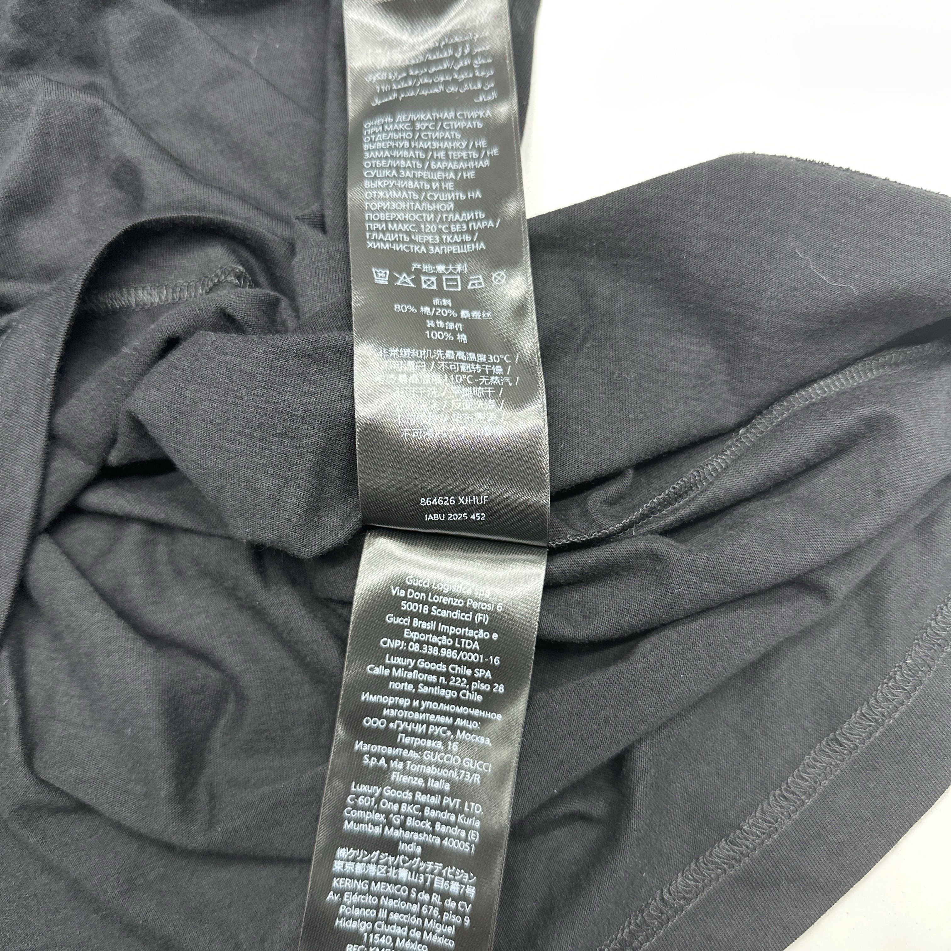 Gucci Gucci Web Logo T-Shirt Black Size S Size US S / EU 44-46 / 1 - 5 Thumbnail