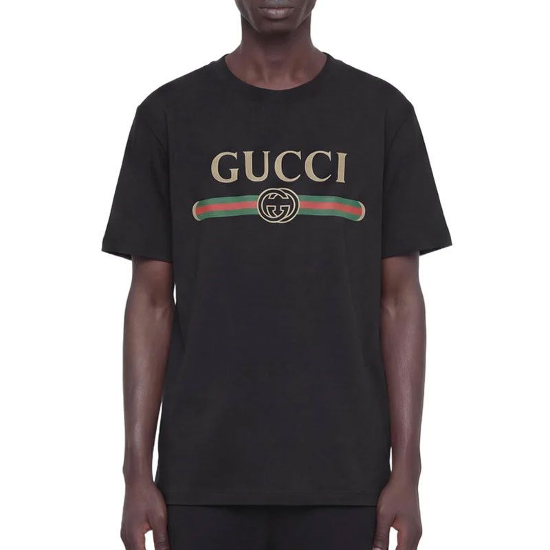 Gucci Gucci Web Logo T-Shirt Black Size S Size US S / EU 44-46 / 1 - 7 Thumbnail