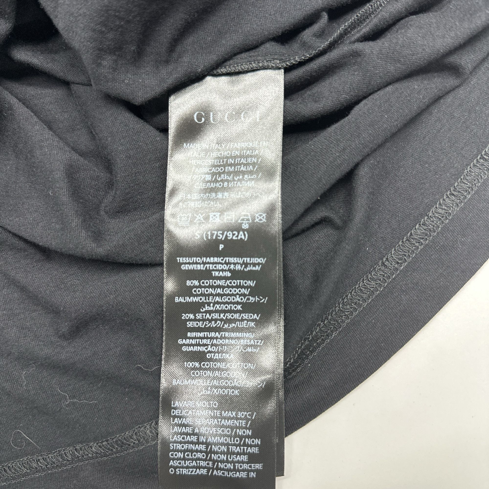 Gucci Gucci Web Logo T-Shirt Black Size S Size US S / EU 44-46 / 1 - 4 Thumbnail