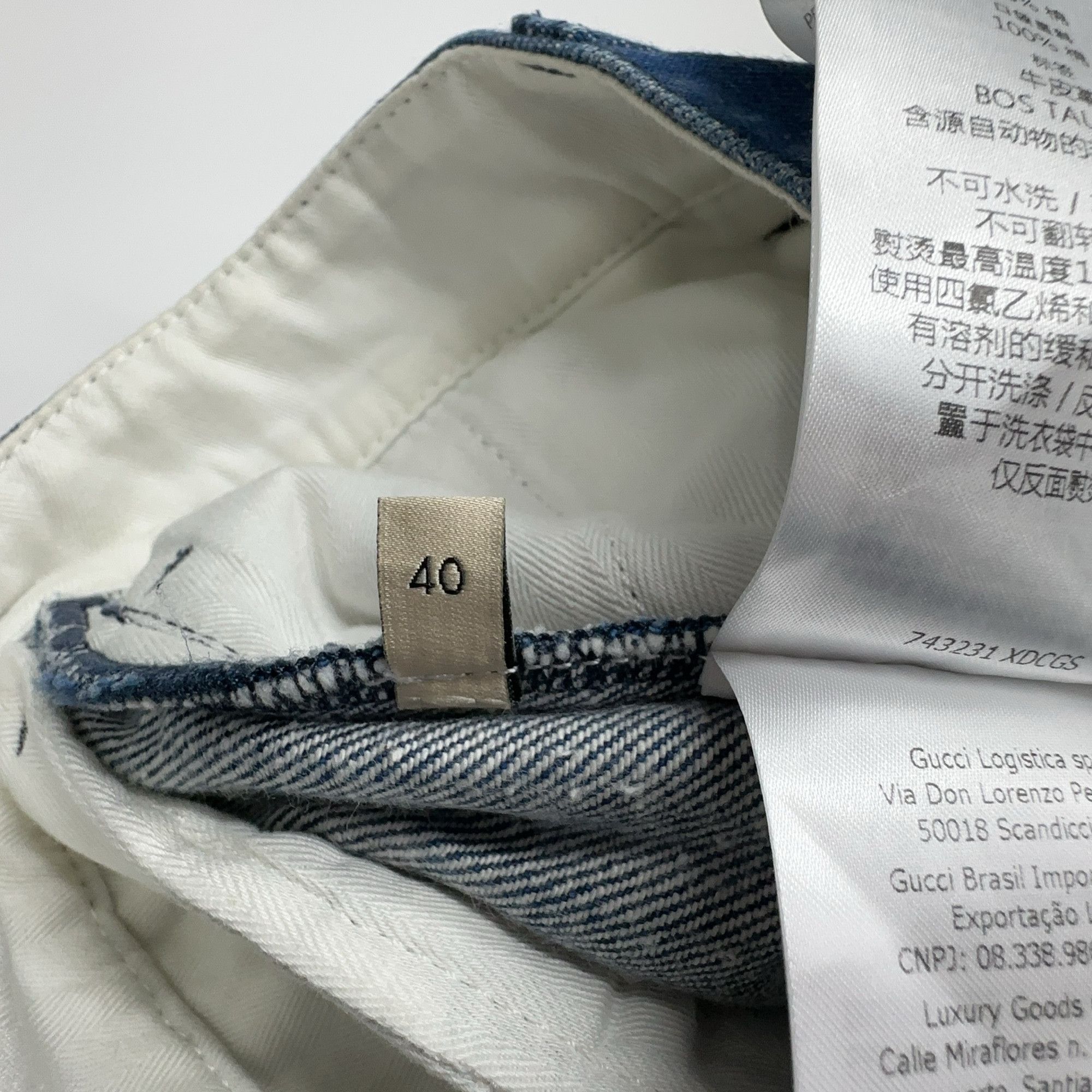 Gucci Gucci Denim Shorts Size 40 Size 27" / US 4 / IT 40 - 4 Thumbnail