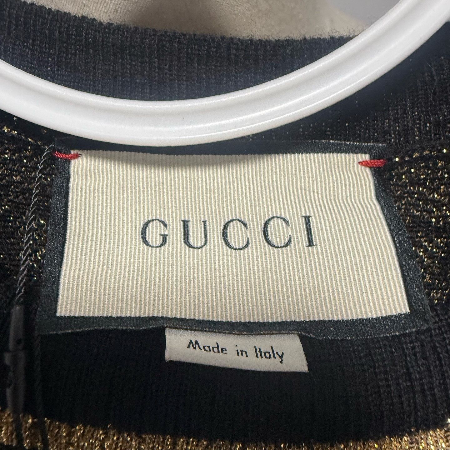 Gucci Gucci GG Wool Short Sleeve Sweater Size M Size M / US 6-8 / IT 42-44 - 3 Thumbnail