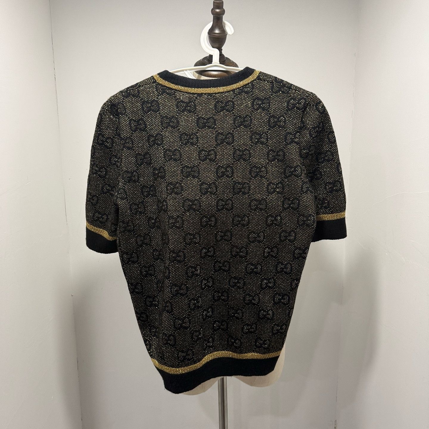Gucci Gucci GG Wool Short Sleeve Sweater Size M Size M / US 6-8 / IT 42-44 - 2 Thumbnail