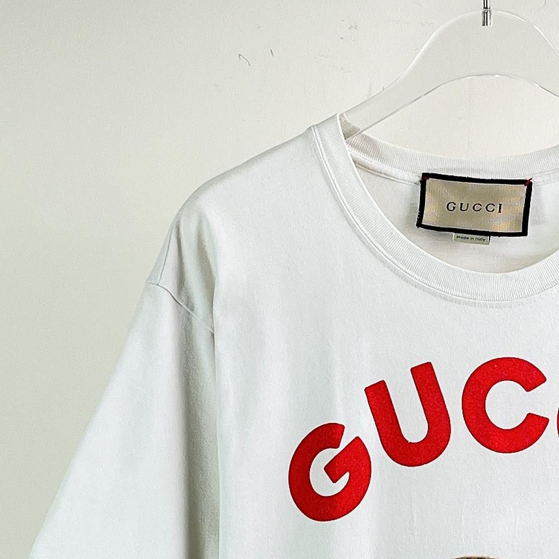 Gucci Gucci Bear Graphic T-Shirt Size S Size S / US 4 / IT 40 - 5 Thumbnail