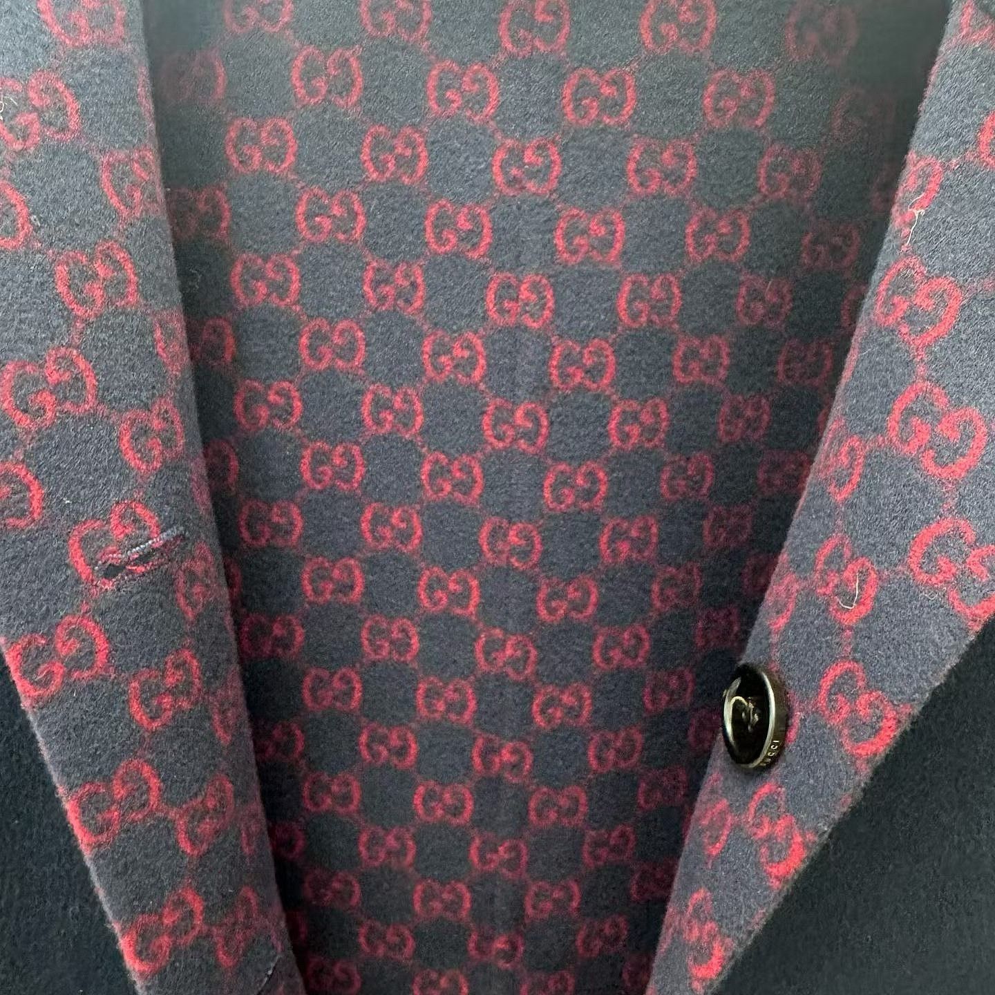 Gucci Gucci GG Logo Wool Silk Coat Size 42 Size M / US 6-8 / IT 42-44 - 7 Thumbnail