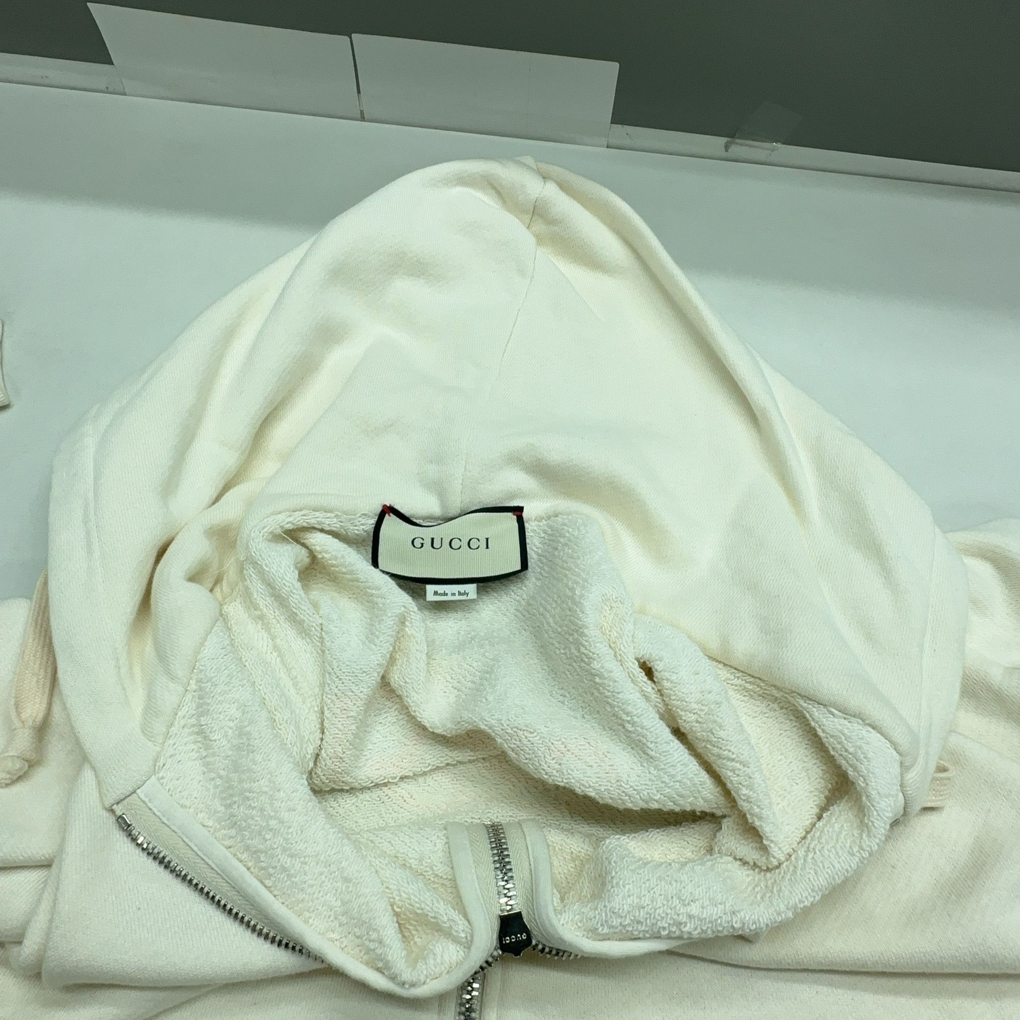 Gucci Gucci Logo Graphic Zip-Up Hoodie XS Size XS / US 0-2 / IT 36-38 - 8 Thumbnail