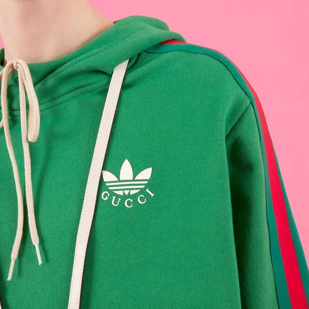 Adidas × Gucci Gucci x Adidas Logo Hoodie Size M Size US M / EU 48-50 / 2 - 12 Thumbnail