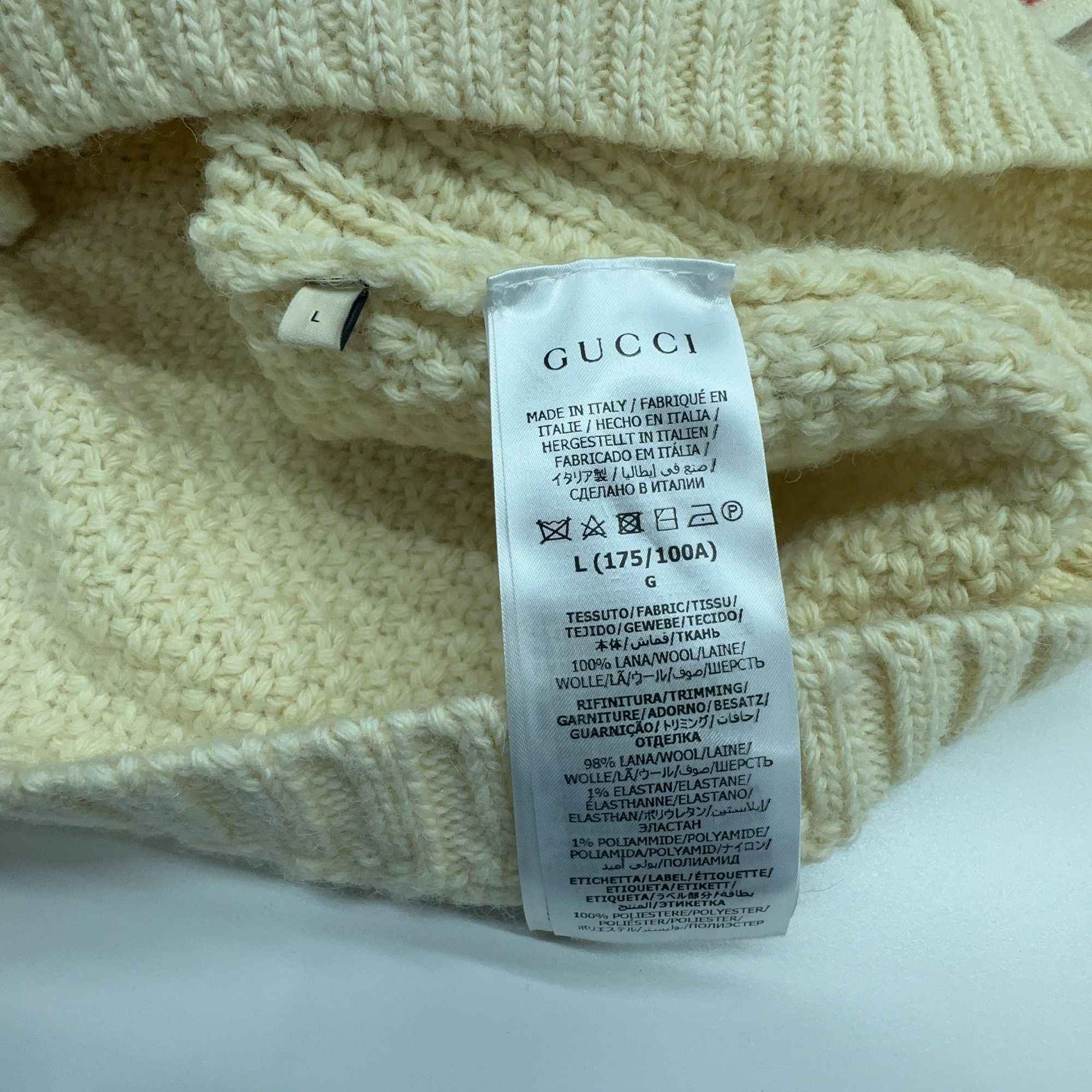 Gucci Gucci Cable Knit V-Neck Sweater Vest Size L Size US L / EU 52-54 / 3 - 3 Thumbnail