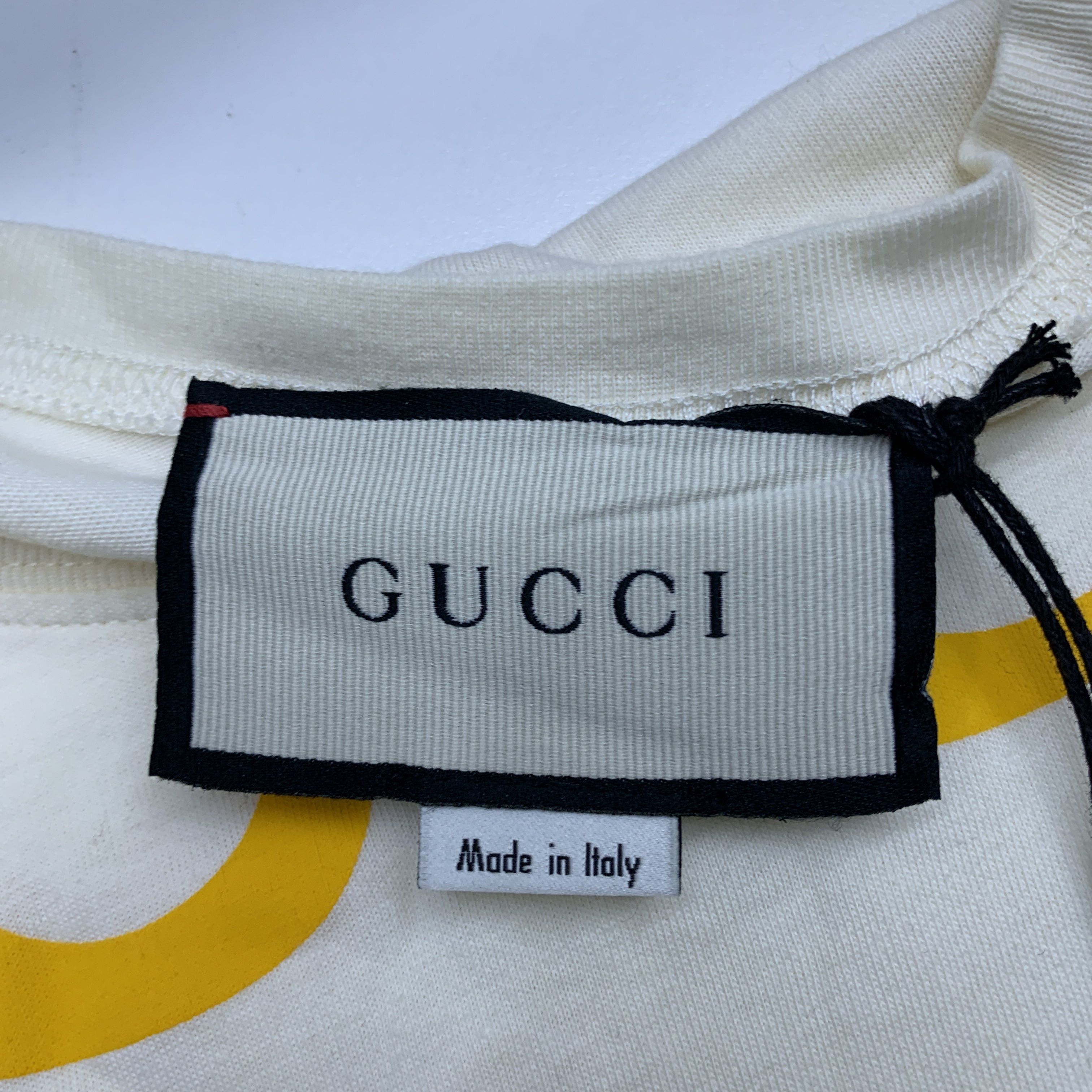 Gucci Gucci Logo Graphic Short Sleeve T-Shirt Size S Size S / US 4 / IT 40 - 3 Thumbnail