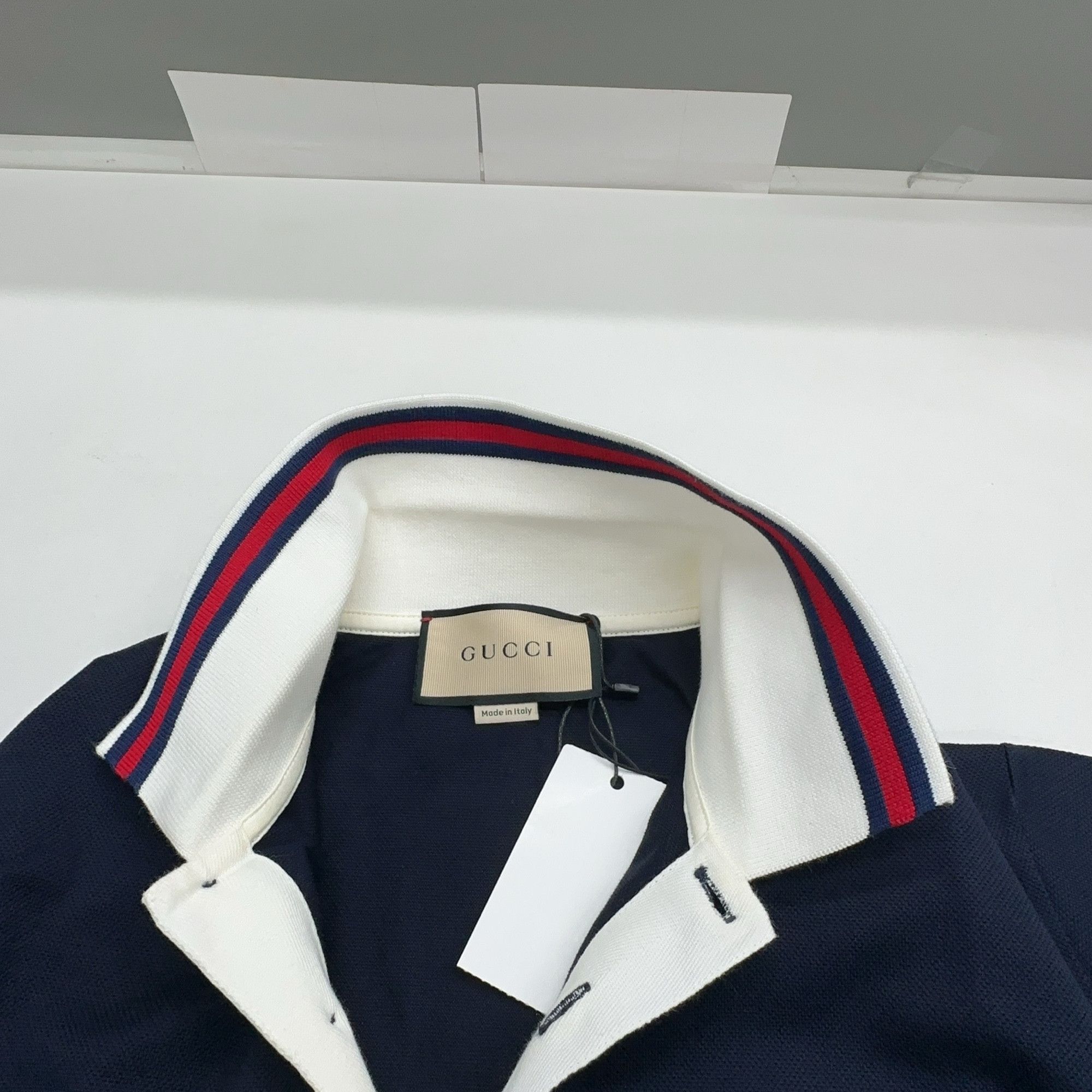 Gucci Gucci Contrast Collar Polo Shirt Size XL Size US XL / EU 56 / 4 - 7 Thumbnail
