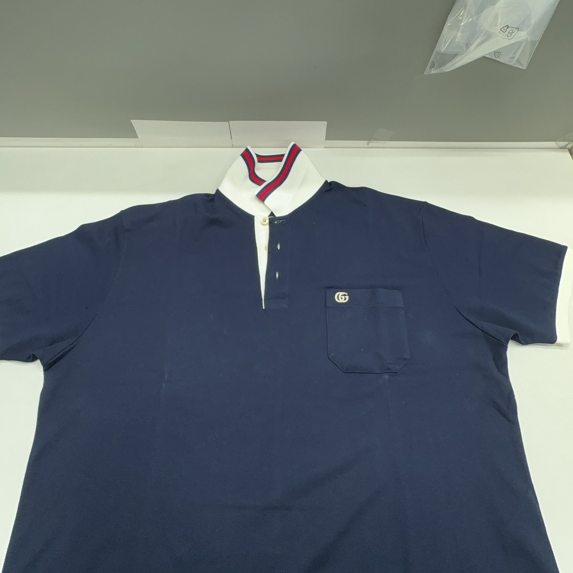 Gucci Gucci Contrast Collar Polo Shirt Size XL Size US XL / EU 56 / 4 - 9 Thumbnail