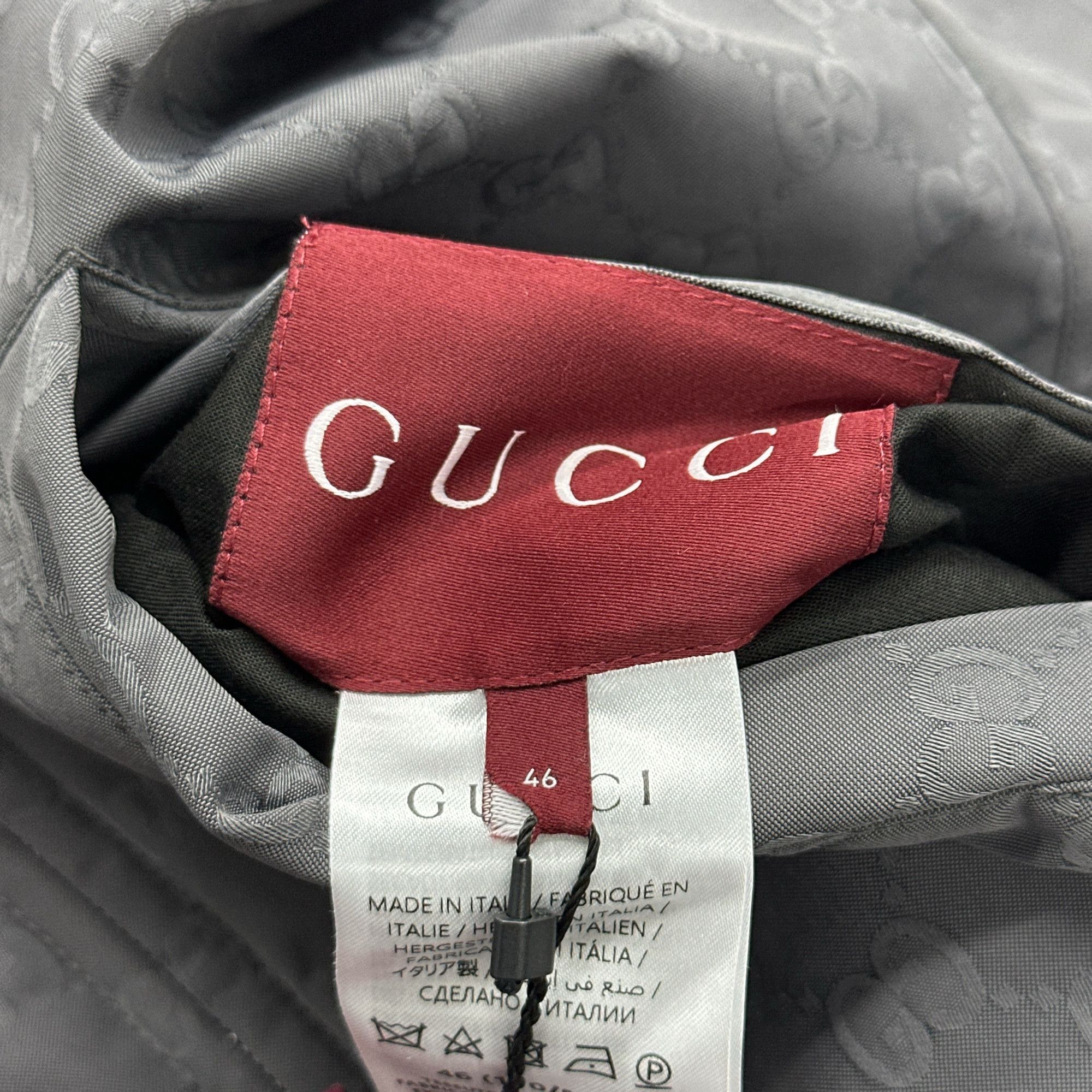 Gucci Gucci Reversible GG Logo Hooded Jacket Size 46 Size US S / EU 44-46 / 1 - 5 Thumbnail
