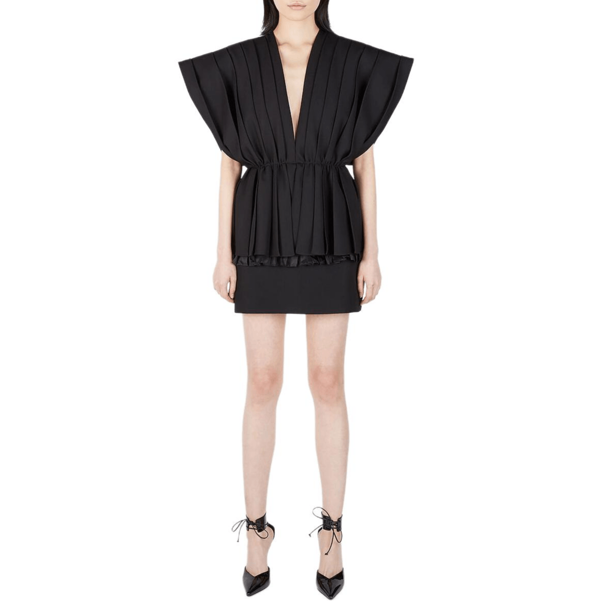 Gucci Gucci Pleated V-Neck Dress Size 38 Size XS / US 0-2 / IT 36-38 - 6 Thumbnail