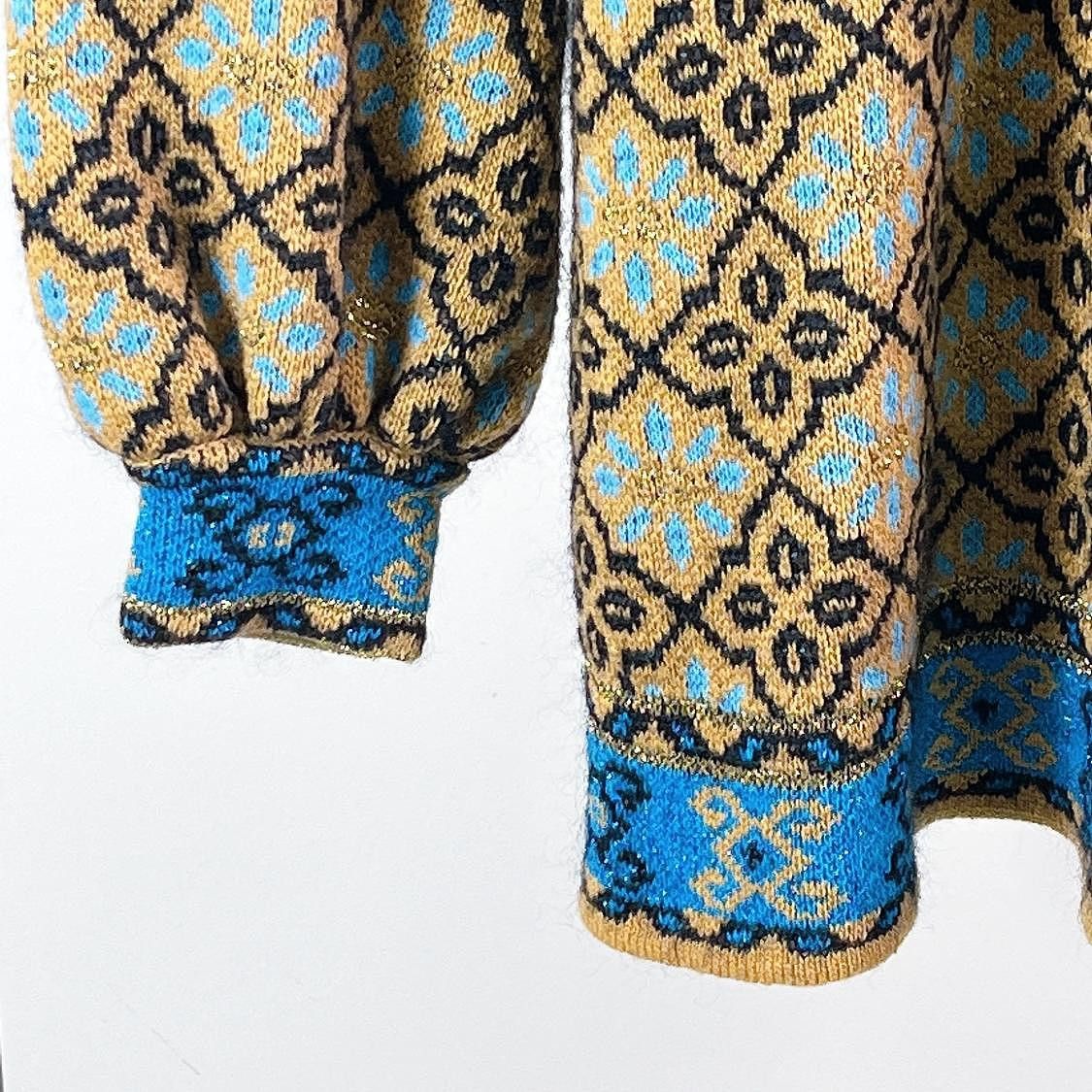 Gucci Gucci Patterned Wool Knit Mini Dress Size M Size M / US 6-8 / IT 42-44 - 6 Thumbnail