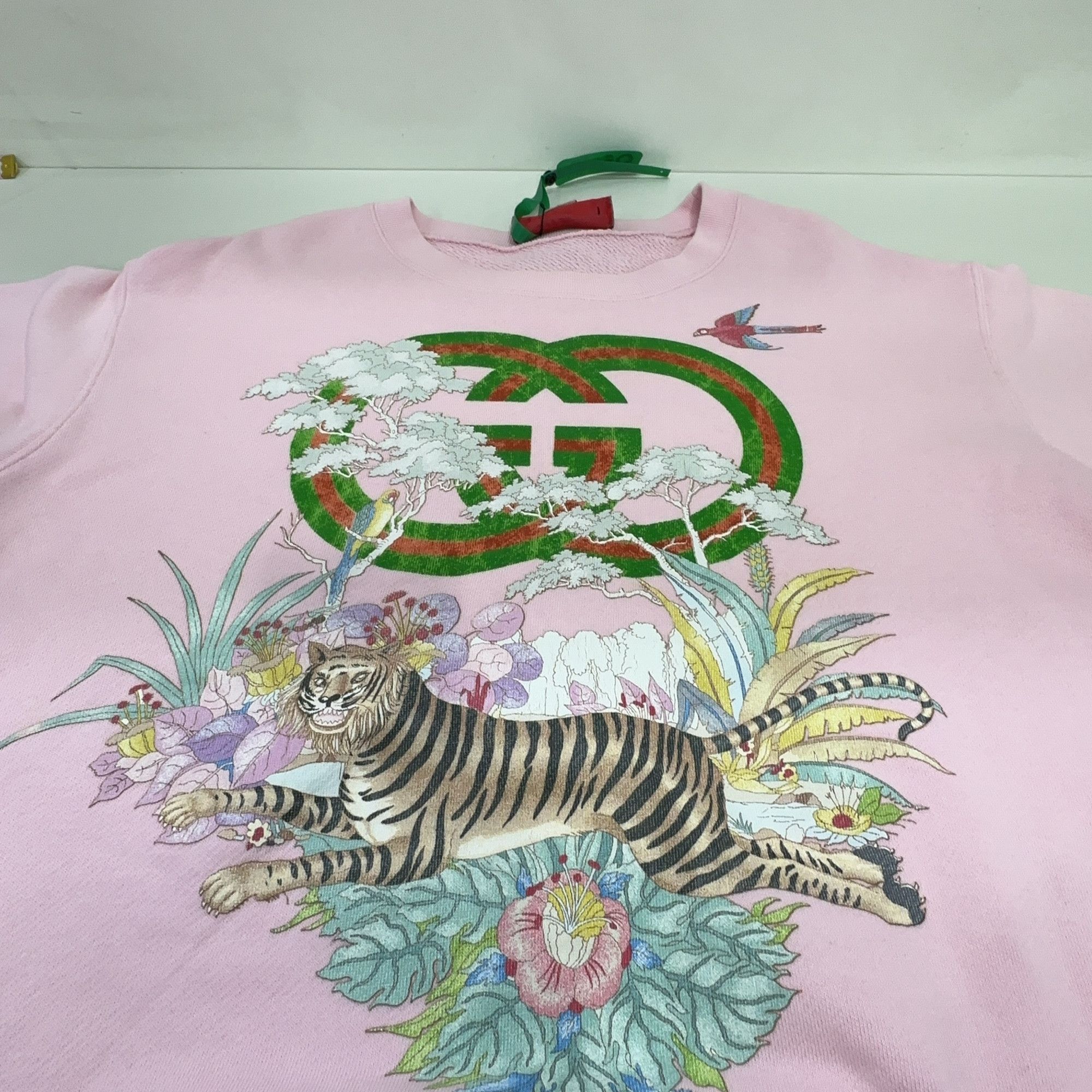 Gucci Gucci Tiger Print GG Sweatshirt Size L Size L / US 10 / IT 46 - 9 Thumbnail