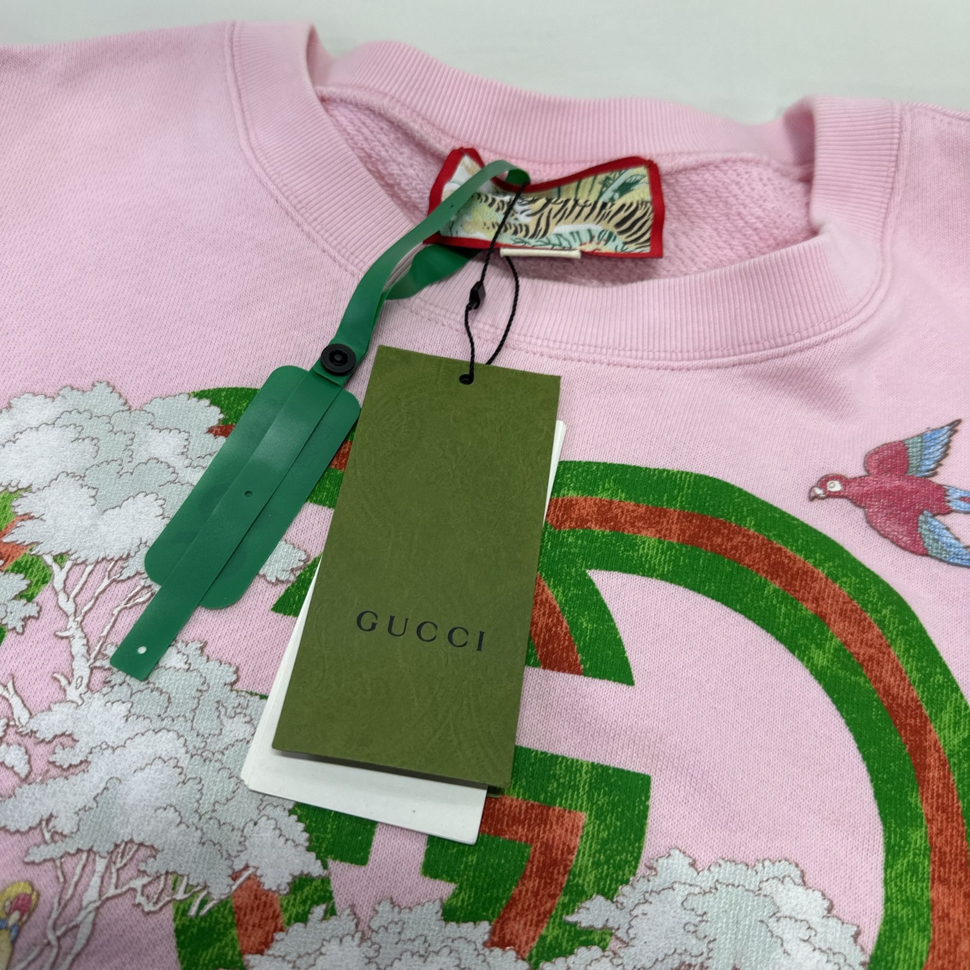 Gucci Gucci Tiger Print GG Sweatshirt Size L Size L / US 10 / IT 46 - 4 Thumbnail