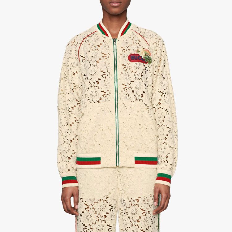 Gucci Gucci Floral Lace Bomber Jacket Size 38 Size XS / US 0-2 / IT 36-38 - 11 Thumbnail