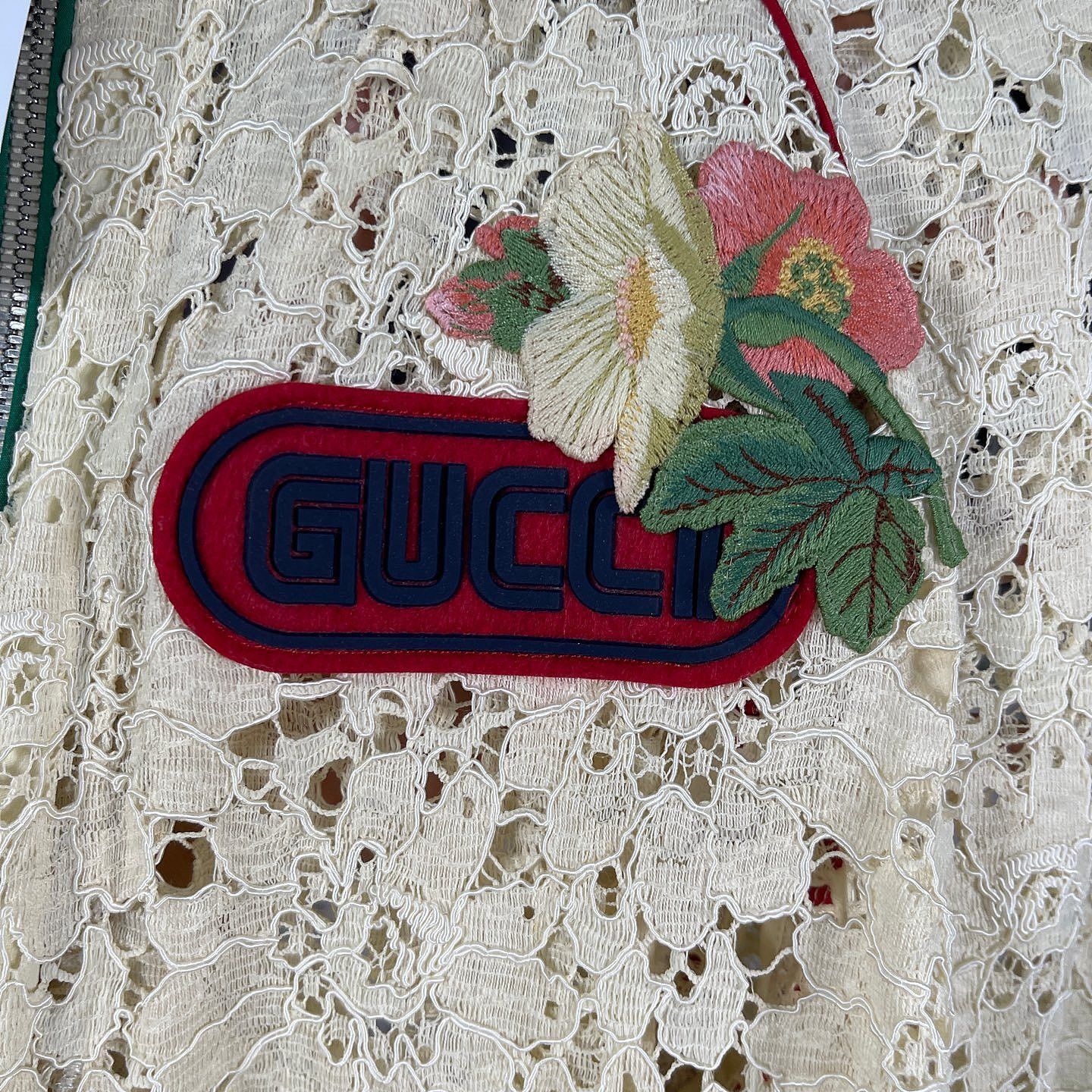 Gucci Gucci Floral Lace Bomber Jacket Size 38 Size XS / US 0-2 / IT 36-38 - 7 Thumbnail