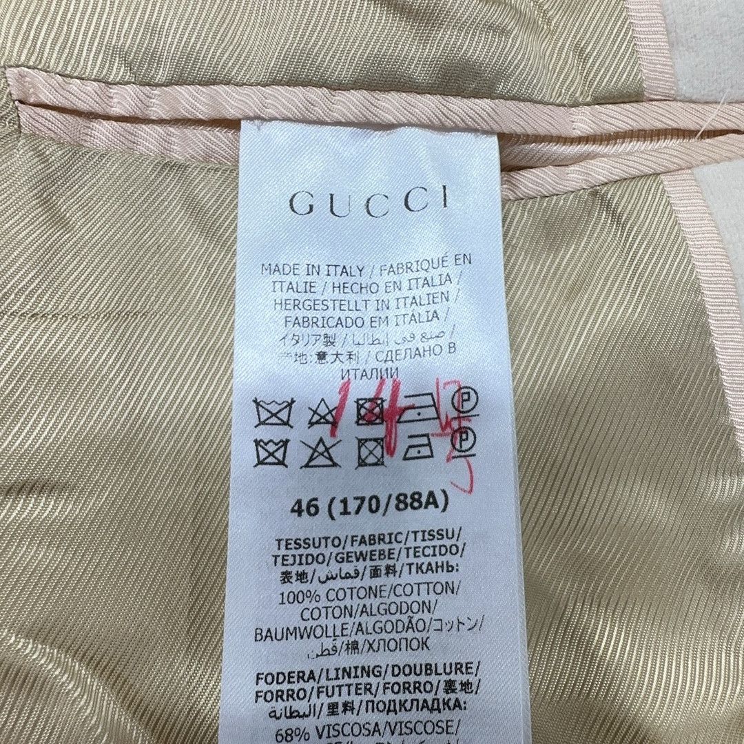Gucci Gucci Cotton Double Breasted Blazer Size 36R Size 36R - 4 Thumbnail