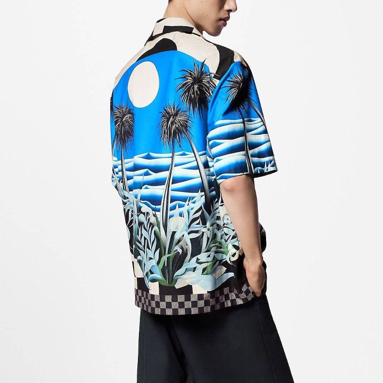 Louis Vuitton Louis Vuitton Landscape Print Shirt Size L Size US L / EU 52-54 / 3 - 9 Thumbnail