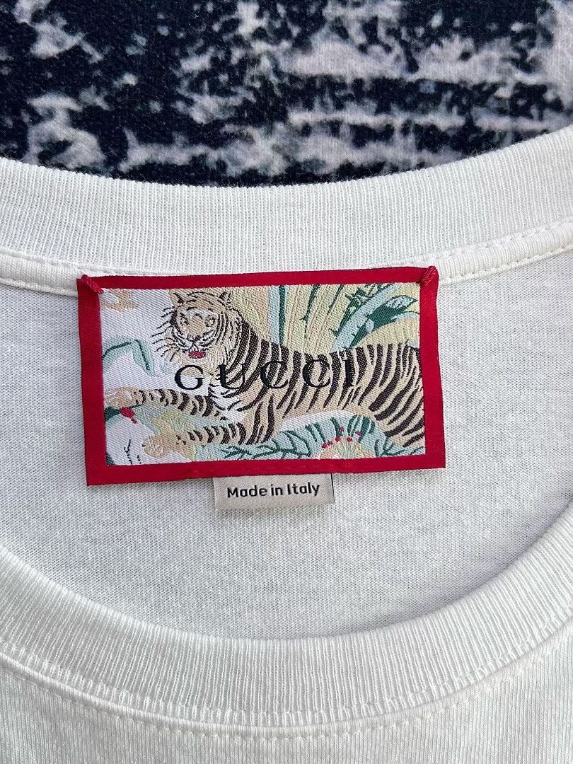 Gucci Gucci Tiger Print T-Shirt Size XS Size US XS / EU 42 / 0 - 3 Thumbnail