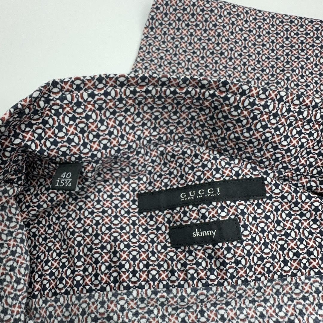 Gucci Gucci Geometric Print Short Sleeve Shirt US M Size US XXS / EU 40 - 3 Thumbnail