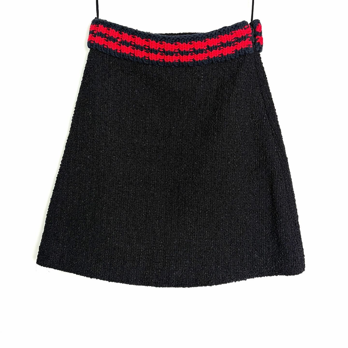 Gucci Gucci Striped Waist Mini Skirt Size 40 Size 27" / US 4 / IT 40 - 8 Thumbnail