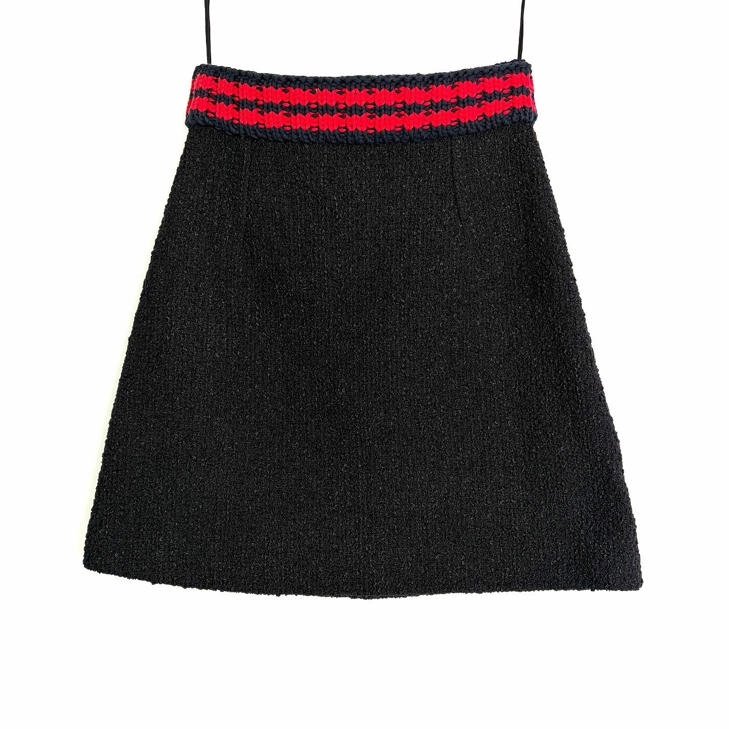 Gucci Gucci Striped Waist Mini Skirt Size 40 Size 27" / US 4 / IT 40 - 2 Thumbnail