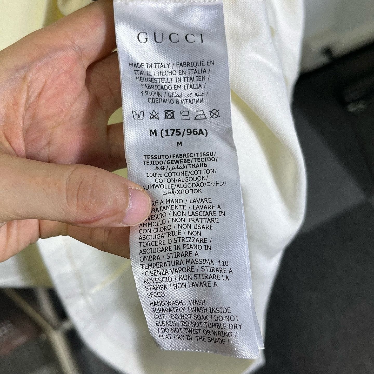 Gucci Gucci Blade Logo T-Shirt Size M Size US M / EU 48-50 / 2 - 4 Thumbnail