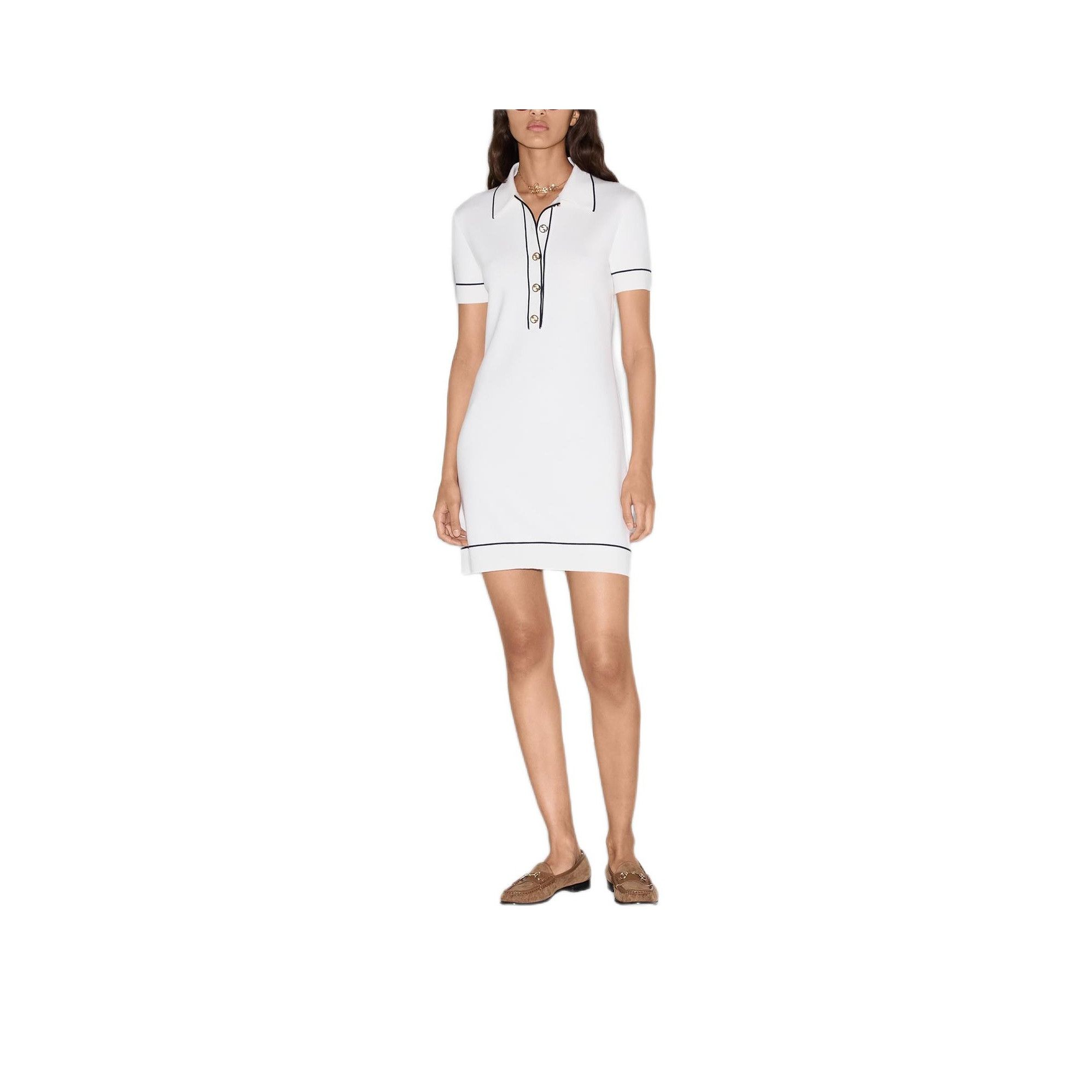 Gucci Gucci Knit Polo Mini Dress Size M Size M / US 6-8 / IT 42-44 - 7 Thumbnail